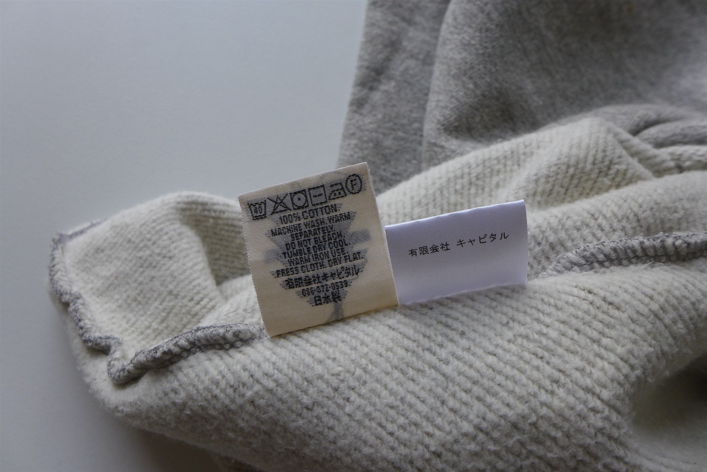 Kapital Kapital Beethoven / Smilie Top Fleece Re-Construct BIG SWT. Size US L / EU 52-54 / 3 - 14 Thumbnail