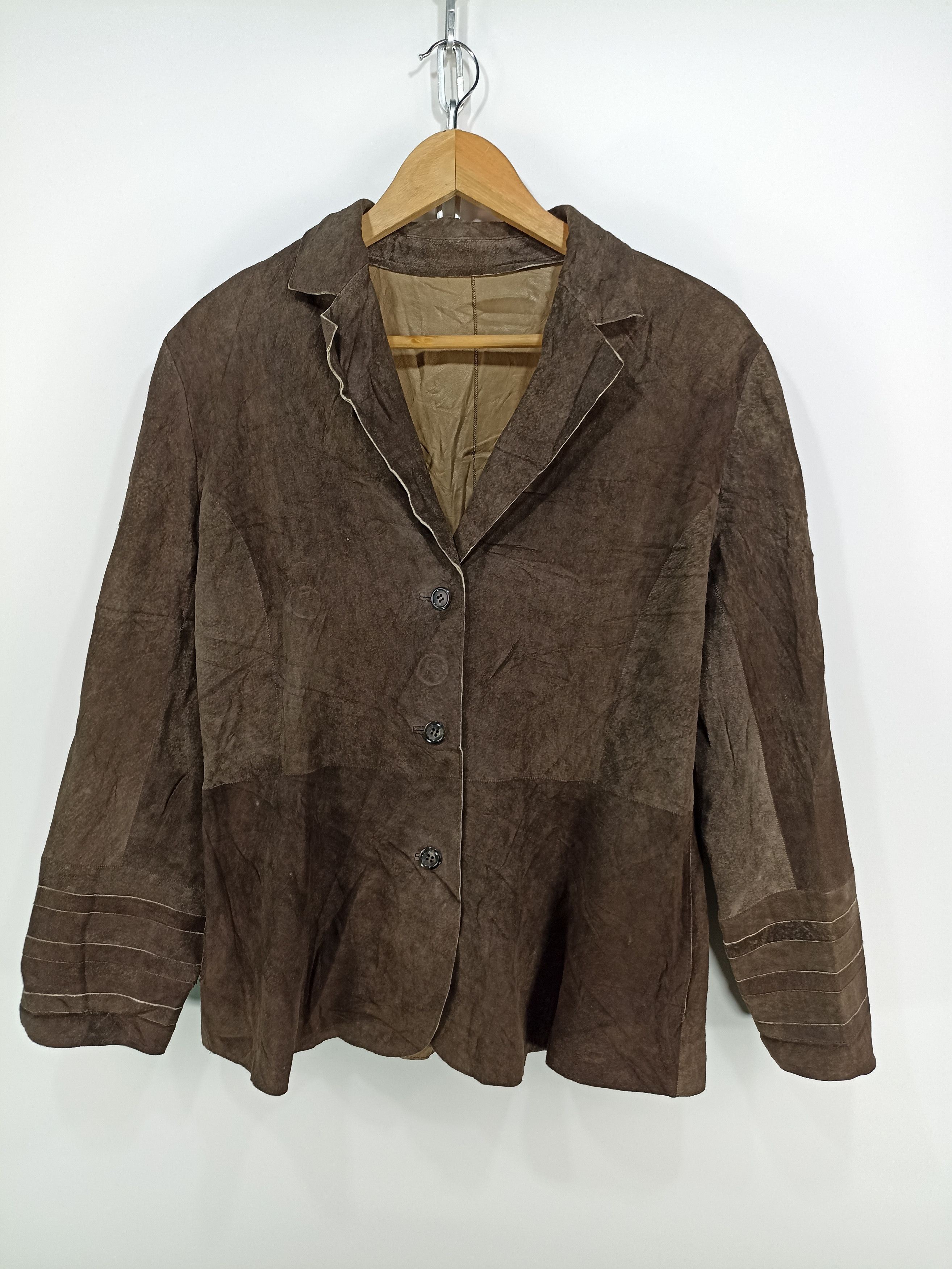 Japanese Brand × Vintage Vintage japanbrand Sheep Leather Jacket Size US M / EU 48-50 / 2 - 1 Thumbnail