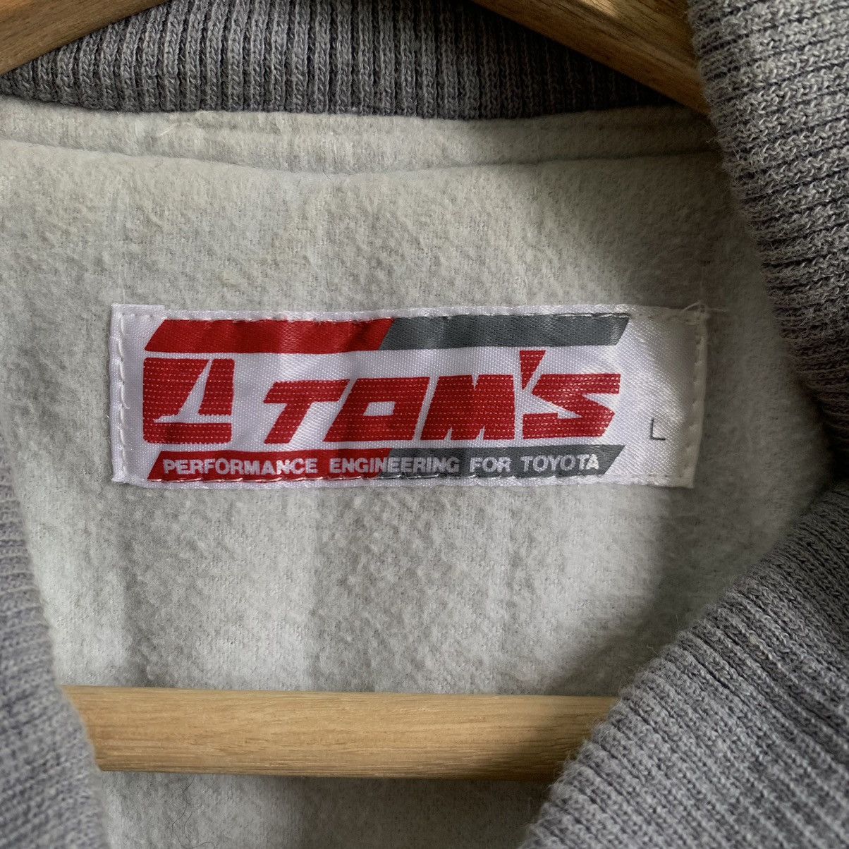 Vintage Vintage Toyota Tom’s Racing Bomber Jacket Size US L / EU 52-54 / 3 - 3 Thumbnail