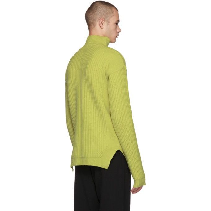 Rick Owens Rick Owens Lime Fisherman Turtleneck Size US S / EU 44-46 / 1 - 3 Thumbnail