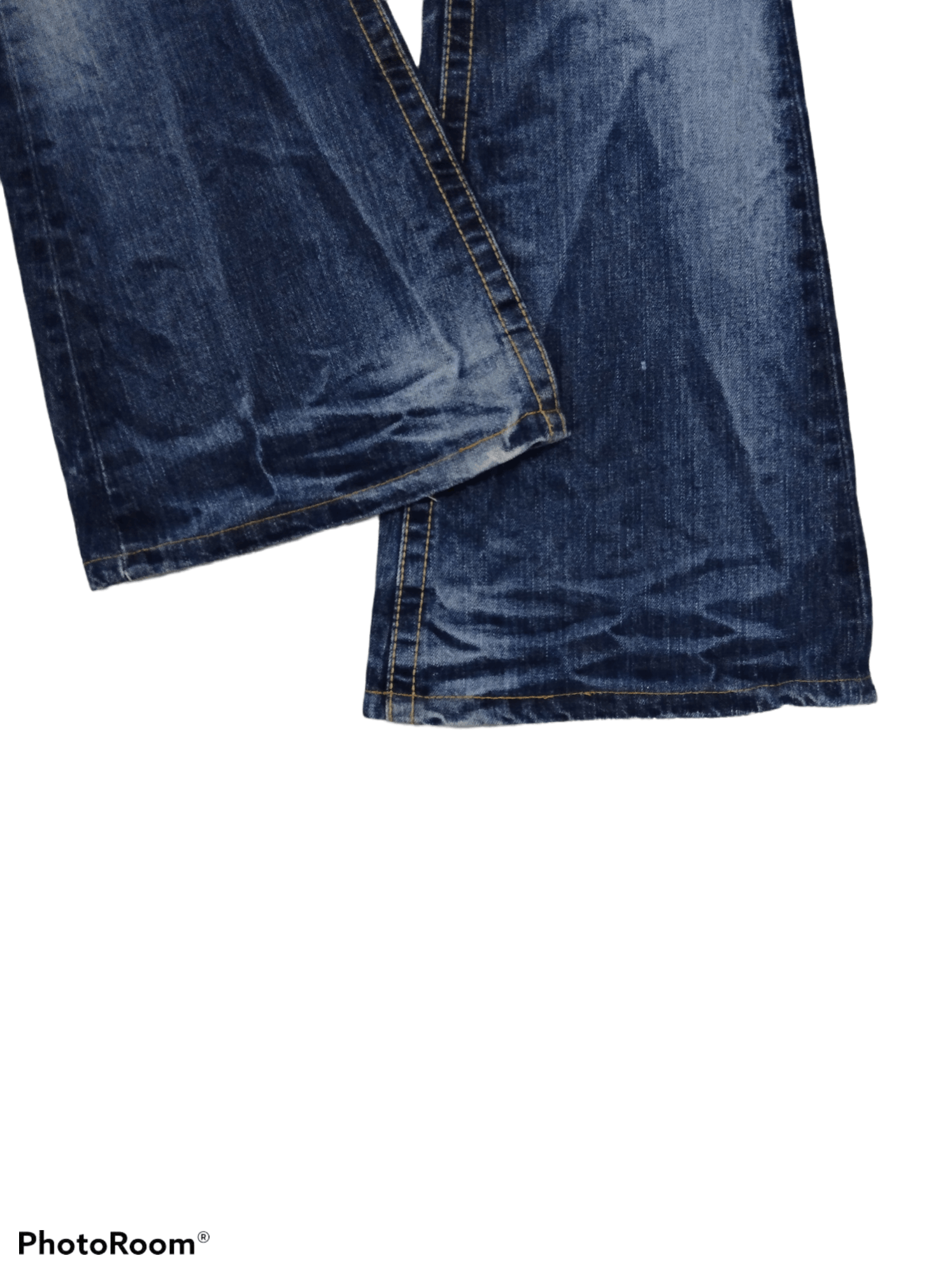 Japanese Brand TRENDING FLARED🔥DISTRESSED LOLITA DENIM PANTS Size US 27 - 6 Thumbnail