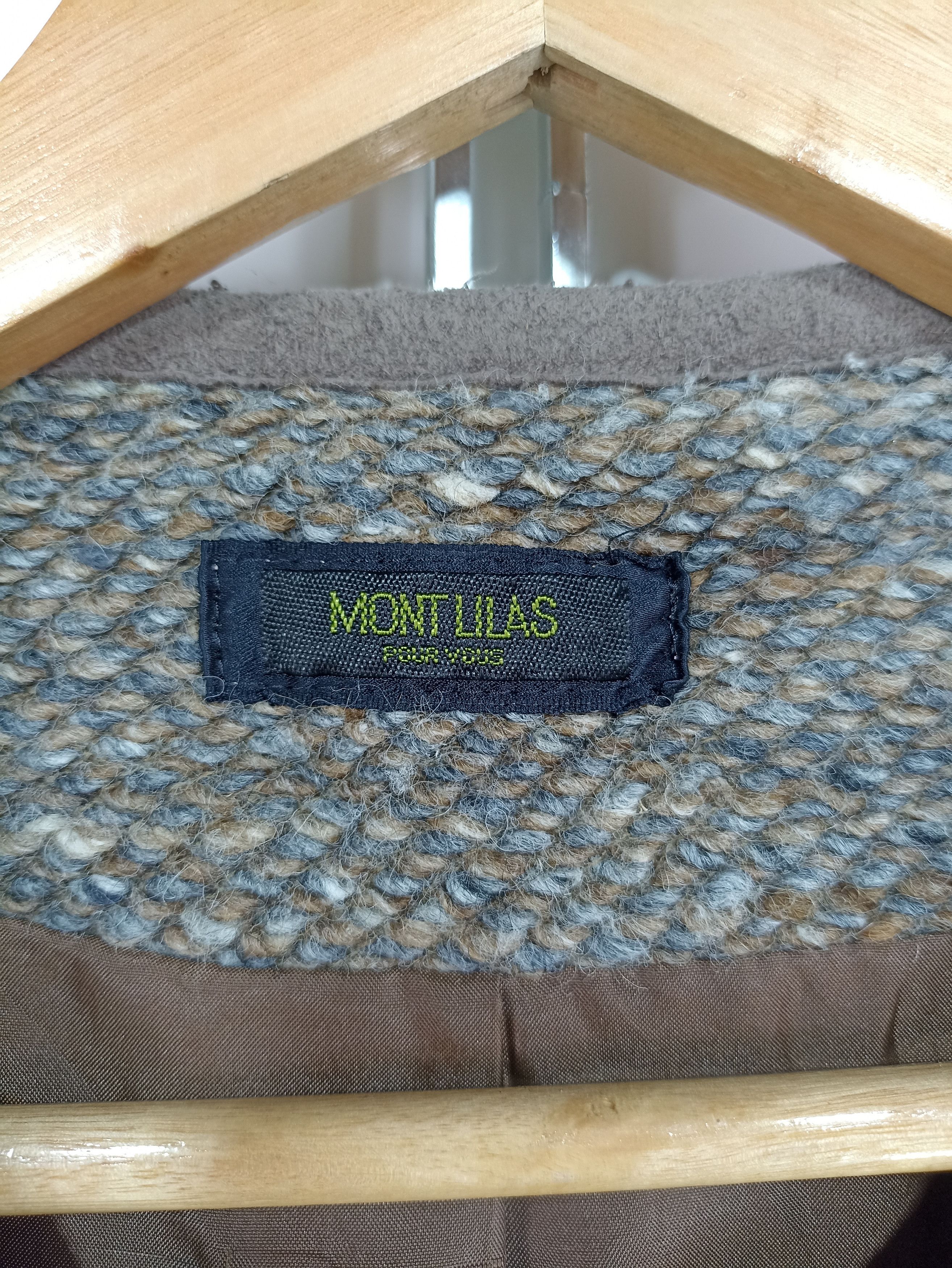 Japanese Brand × Vintage Vintage Mont Lilas Thick Cardigan button Jacket Size US S / EU 44-46 / 1 - 6 Thumbnail