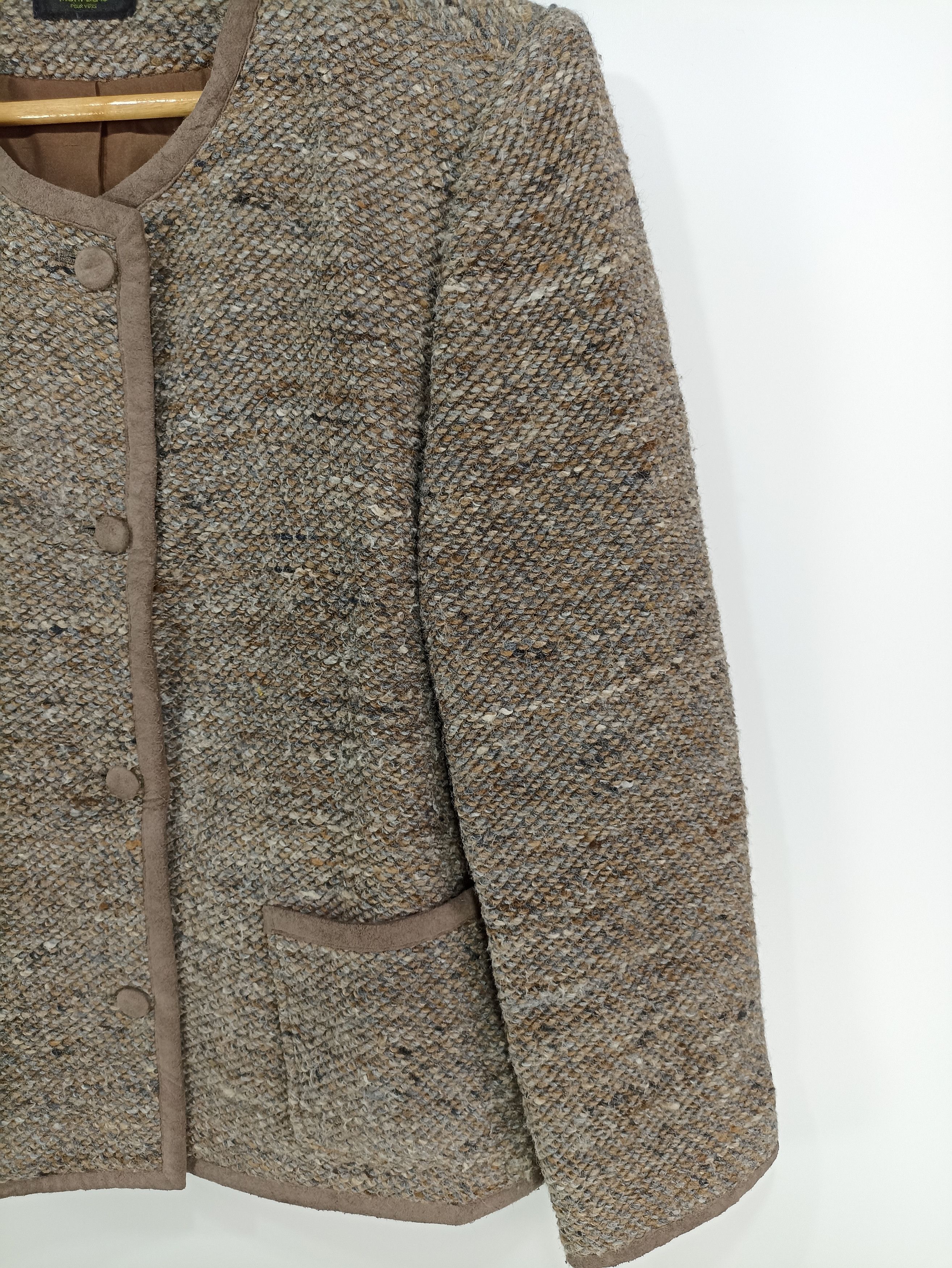 Japanese Brand × Vintage Vintage Mont Lilas Thick Cardigan button Jacket Size US S / EU 44-46 / 1 - 2 Thumbnail