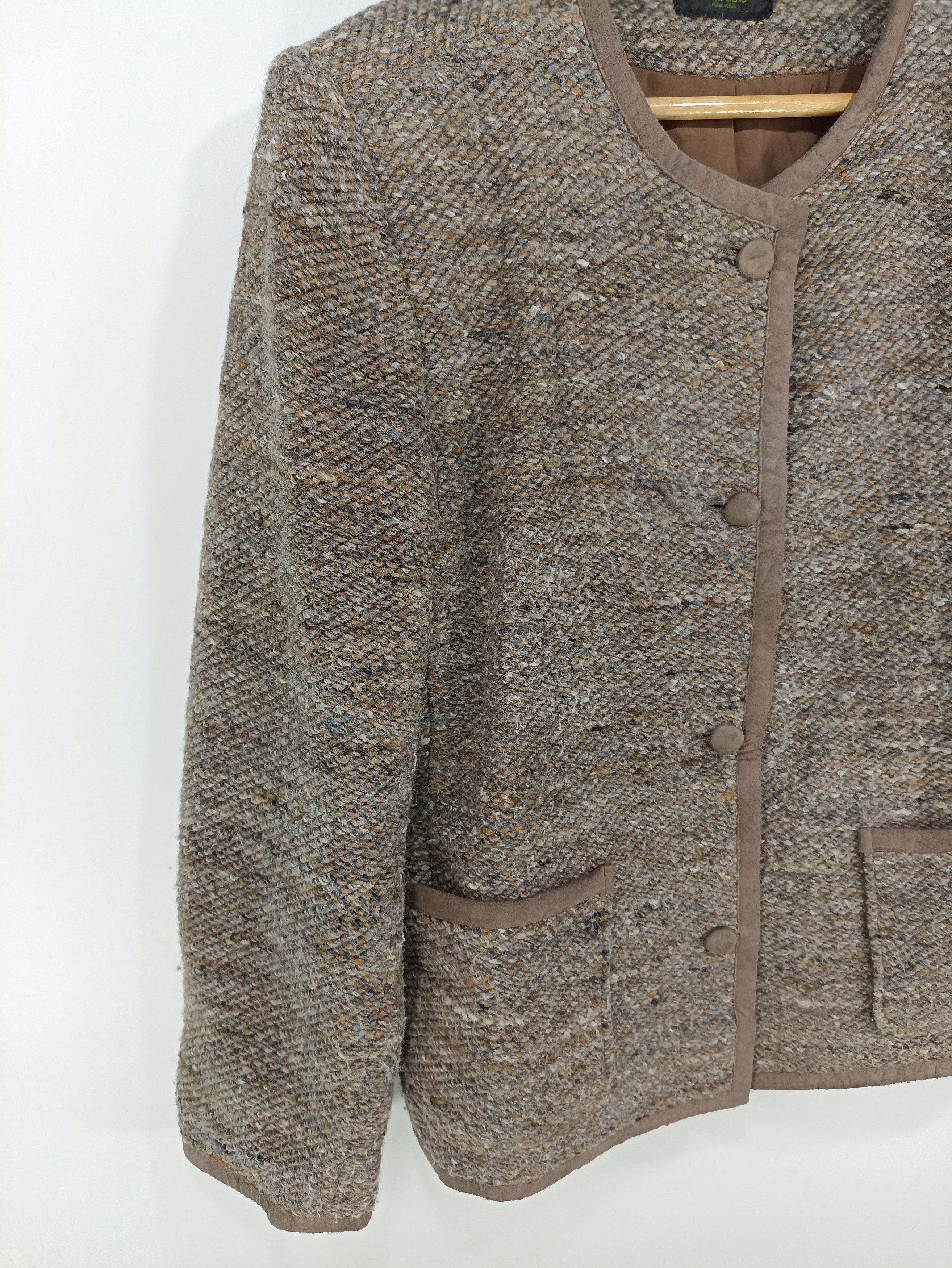 Japanese Brand × Vintage Vintage Mont Lilas Thick Cardigan button Jacket Size US S / EU 44-46 / 1 - 3 Thumbnail