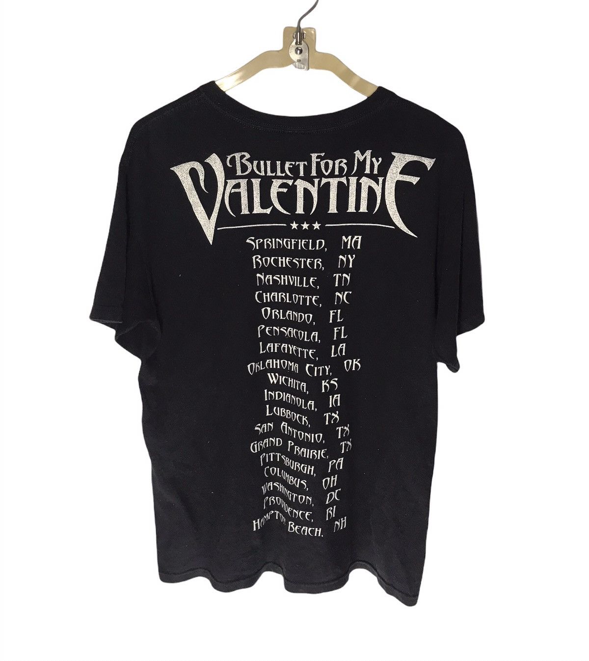 Anvil × Band Tees × Vintage Vintage y2k bullet for my valentine band tshirt by anvil Size US M / EU 48-50 / 2 - 2 Thumbnail