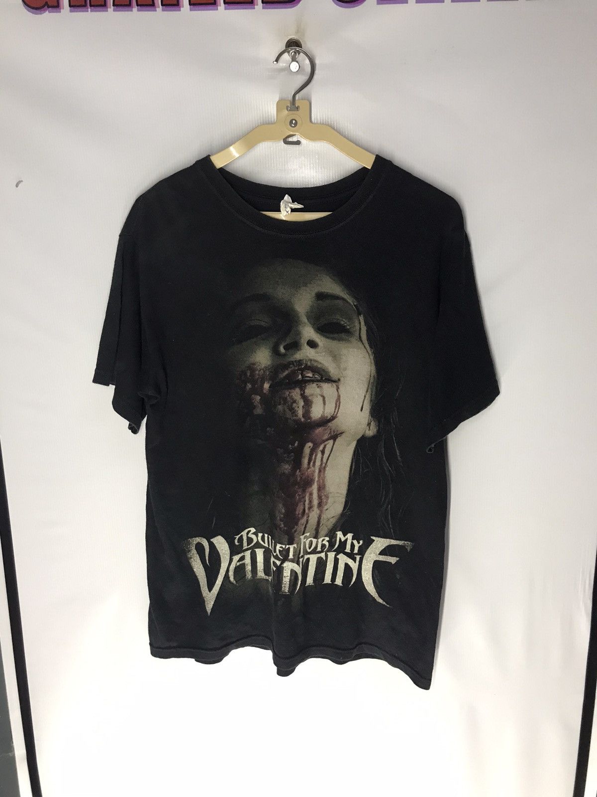 Anvil × Band Tees × Vintage Vintage y2k bullet for my valentine band tshirt by anvil Size US M / EU 48-50 / 2 - 7 Thumbnail