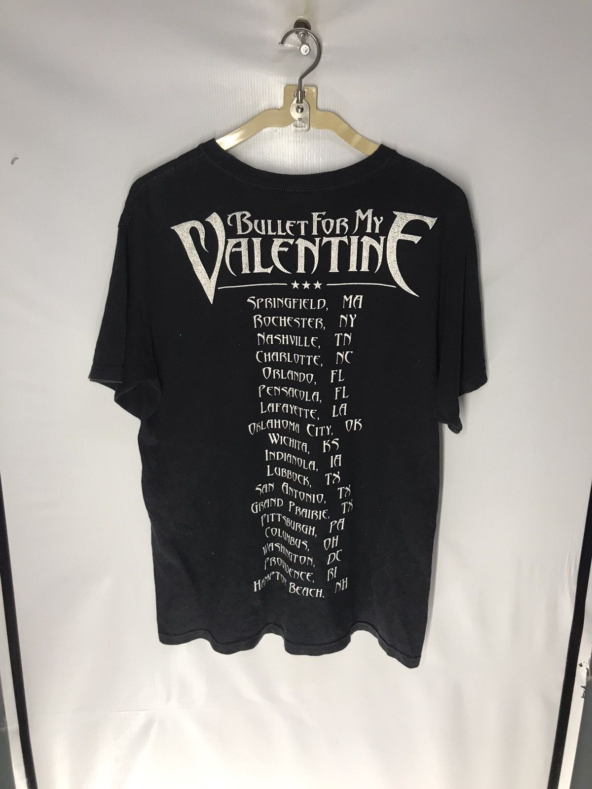 Anvil × Band Tees × Vintage Vintage y2k bullet for my valentine band tshirt by anvil Size US M / EU 48-50 / 2 - 8 Thumbnail