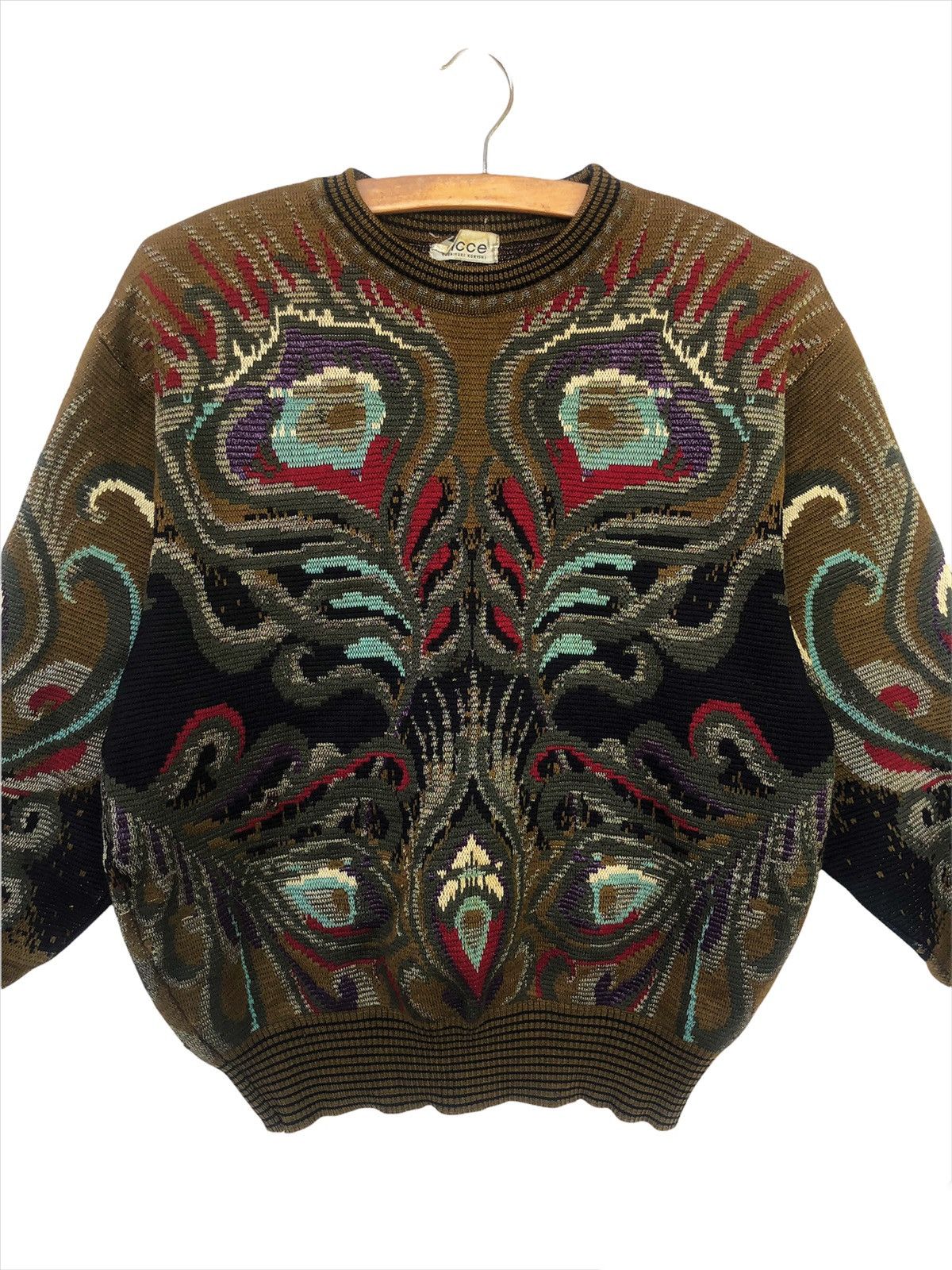 Yoshiyuki Konishi 80s Ficce Yoshiyuki Konishi 🇯🇵 Navajo Art Knitwear Size US M / EU 48-50 / 2 - 3 Thumbnail