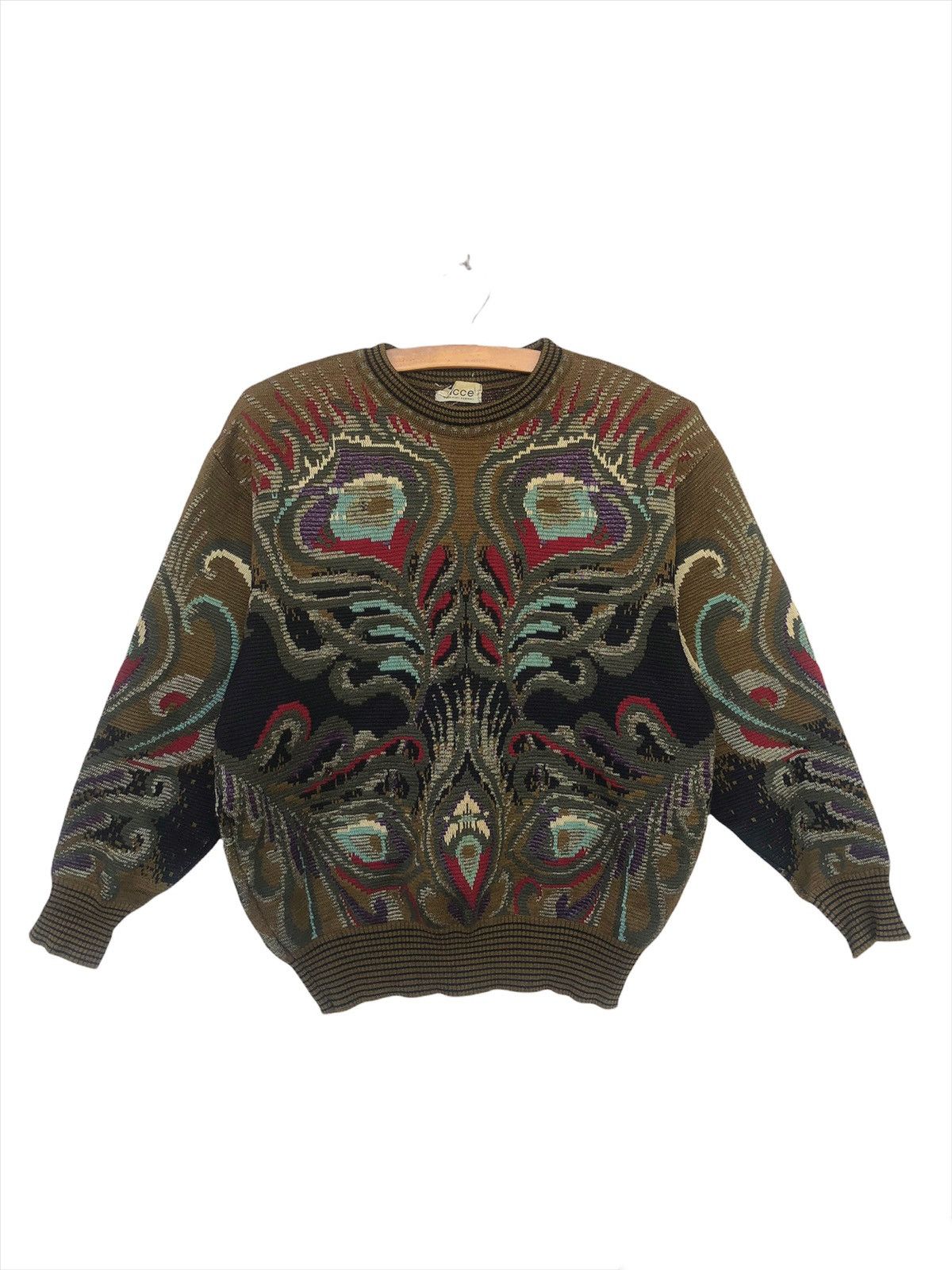 Yoshiyuki Konishi 80s Ficce Yoshiyuki Konishi 🇯🇵 Navajo Art Knitwear Size US M / EU 48-50 / 2 - 2 Thumbnail