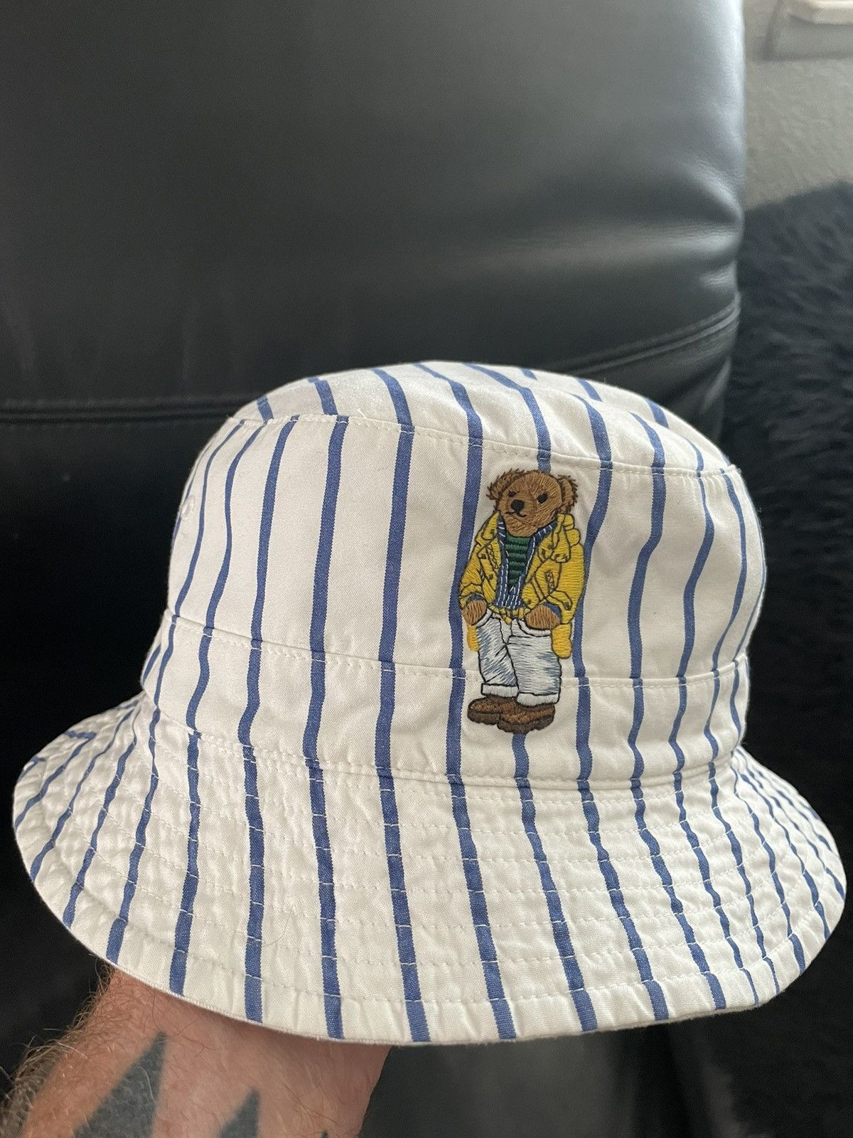 Polo bear bucket outlet hat