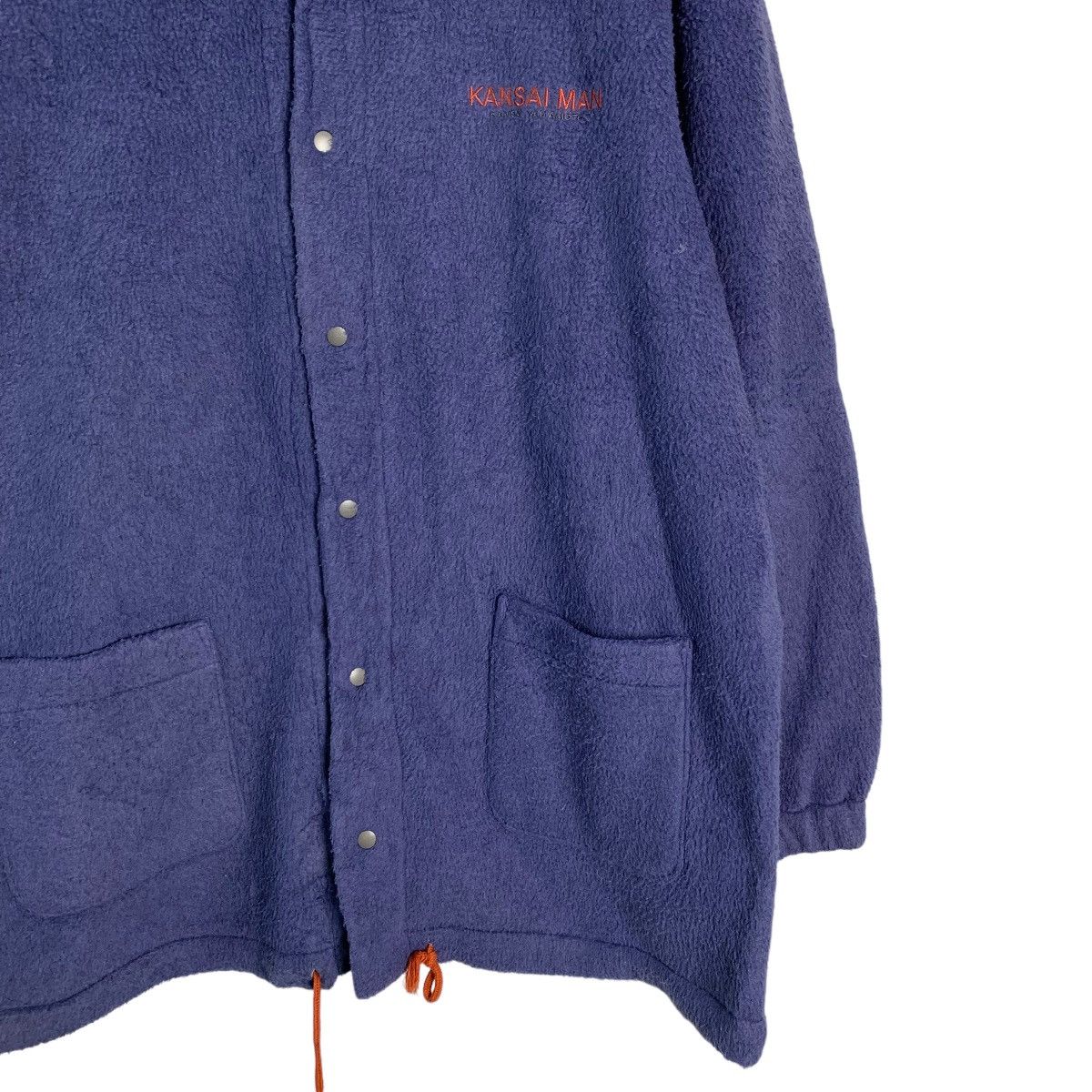 Kansai Yamamoto Kansai Man Fleece Snap Button Jacket Size US L / EU 52-54 / 3 - 3 Thumbnail