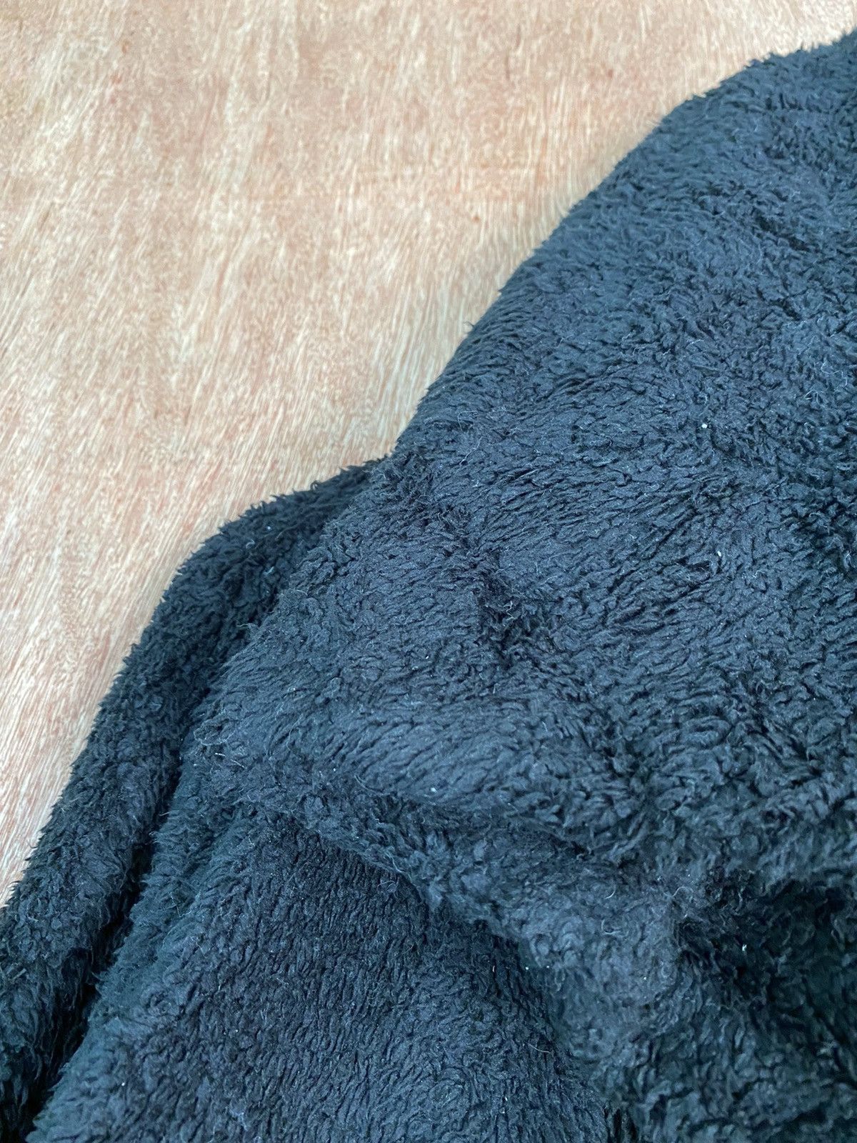 Japanese Brand DLS Jeanasis Black fleece Mohair Hooded Knit Sweaters #BB601 Size US XL / EU 56 / 4 - 5 Thumbnail