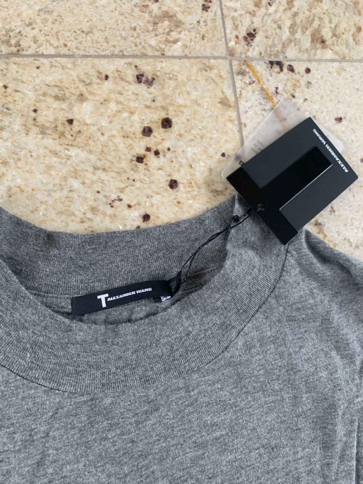 T by Alexander Wang SS Mock Neck Tee, SS in Grey Size US S / EU 44-46 / 1 - 5 Thumbnail