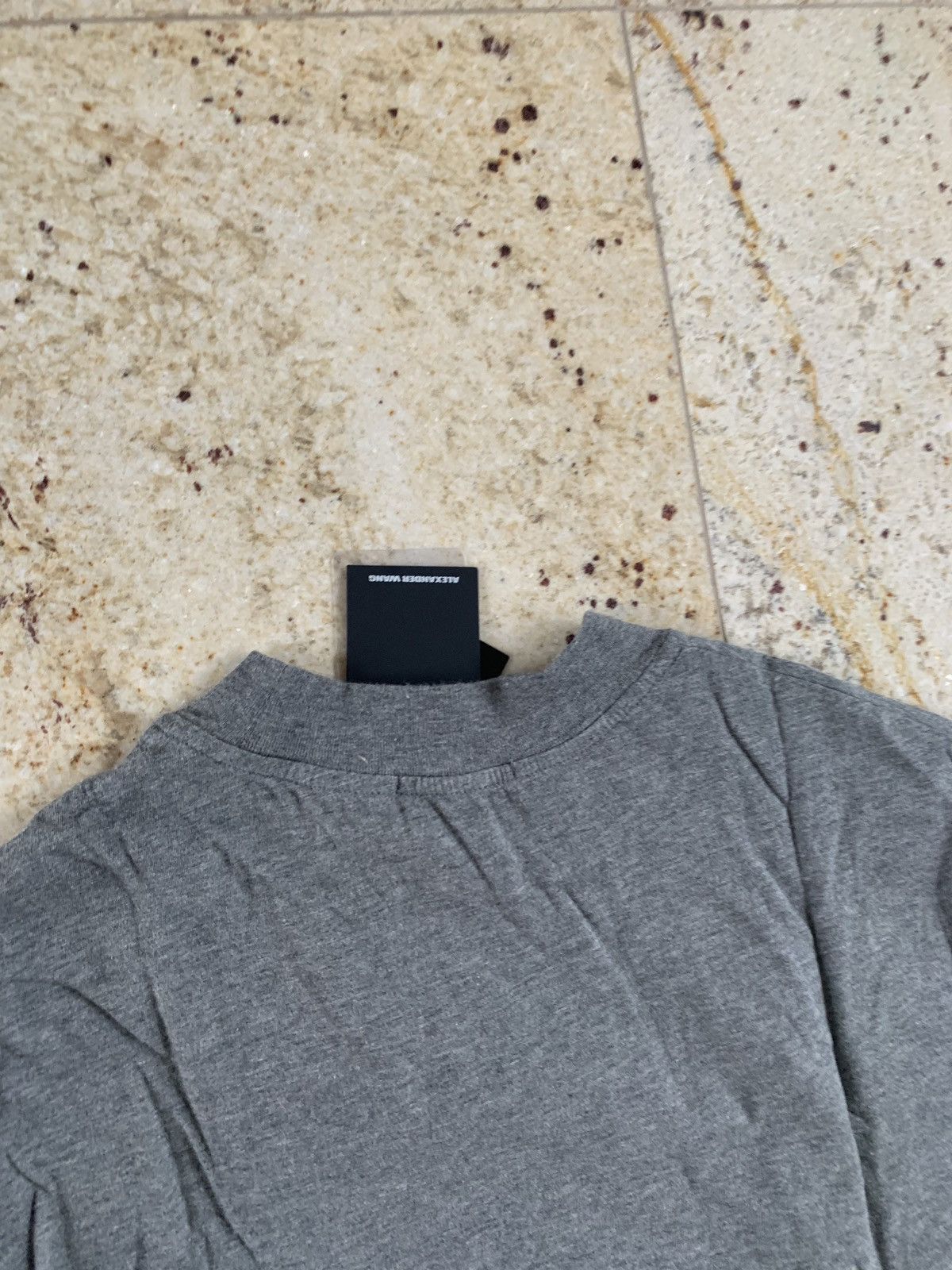 T by Alexander Wang SS Mock Neck Tee, SS in Grey Size US S / EU 44-46 / 1 - 12 Thumbnail