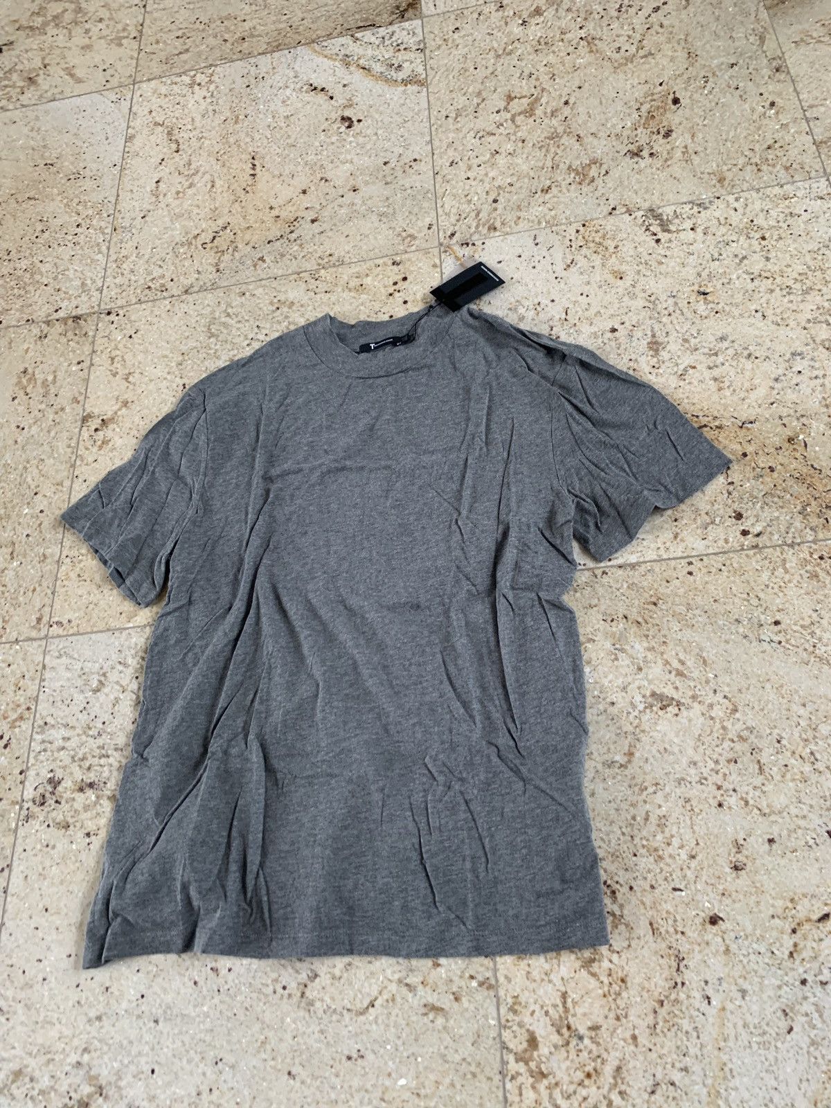 T by Alexander Wang SS Mock Neck Tee, SS in Grey Size US S / EU 44-46 / 1 - 8 Thumbnail