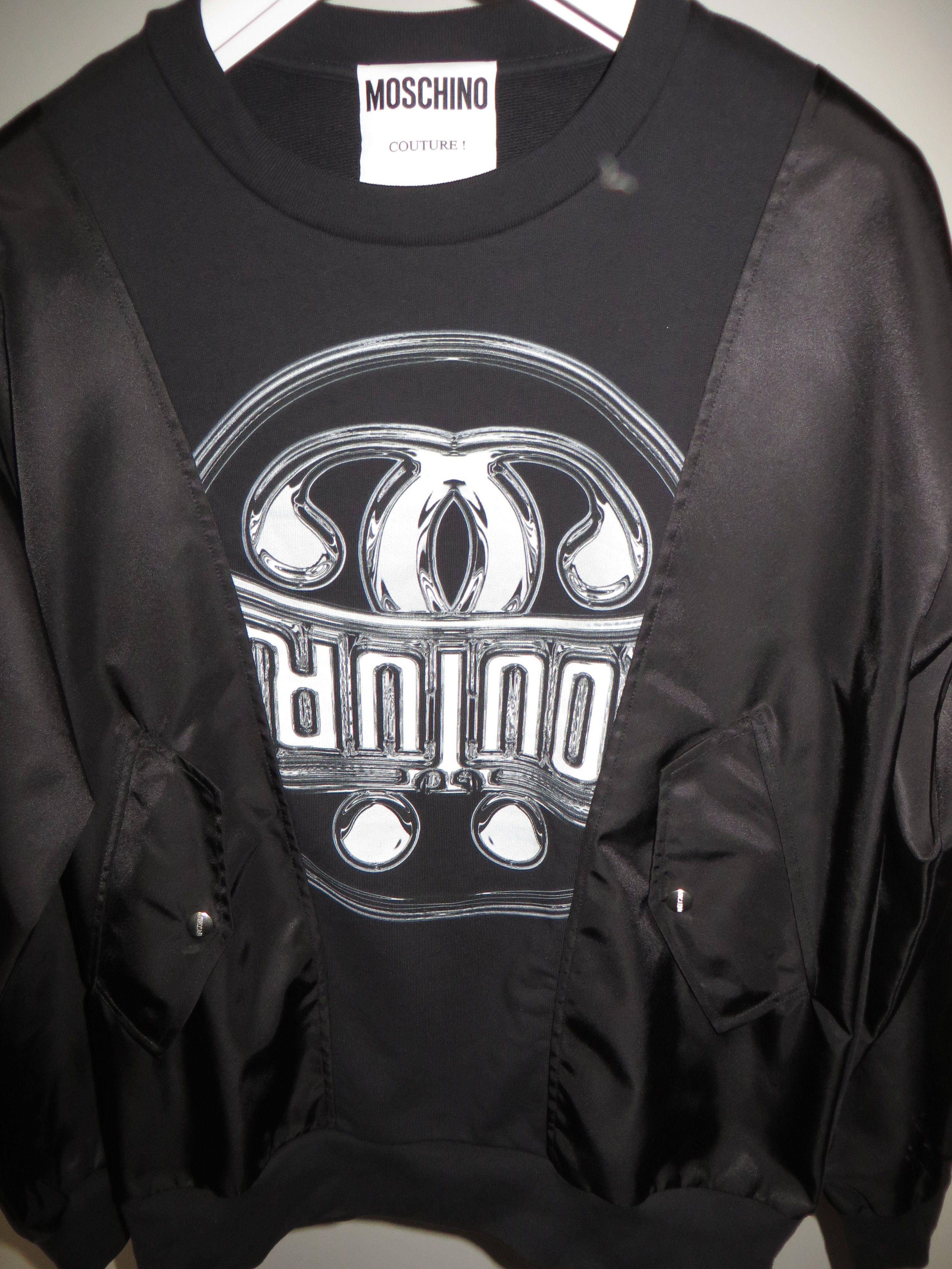 Oversized logo print sweatshirt