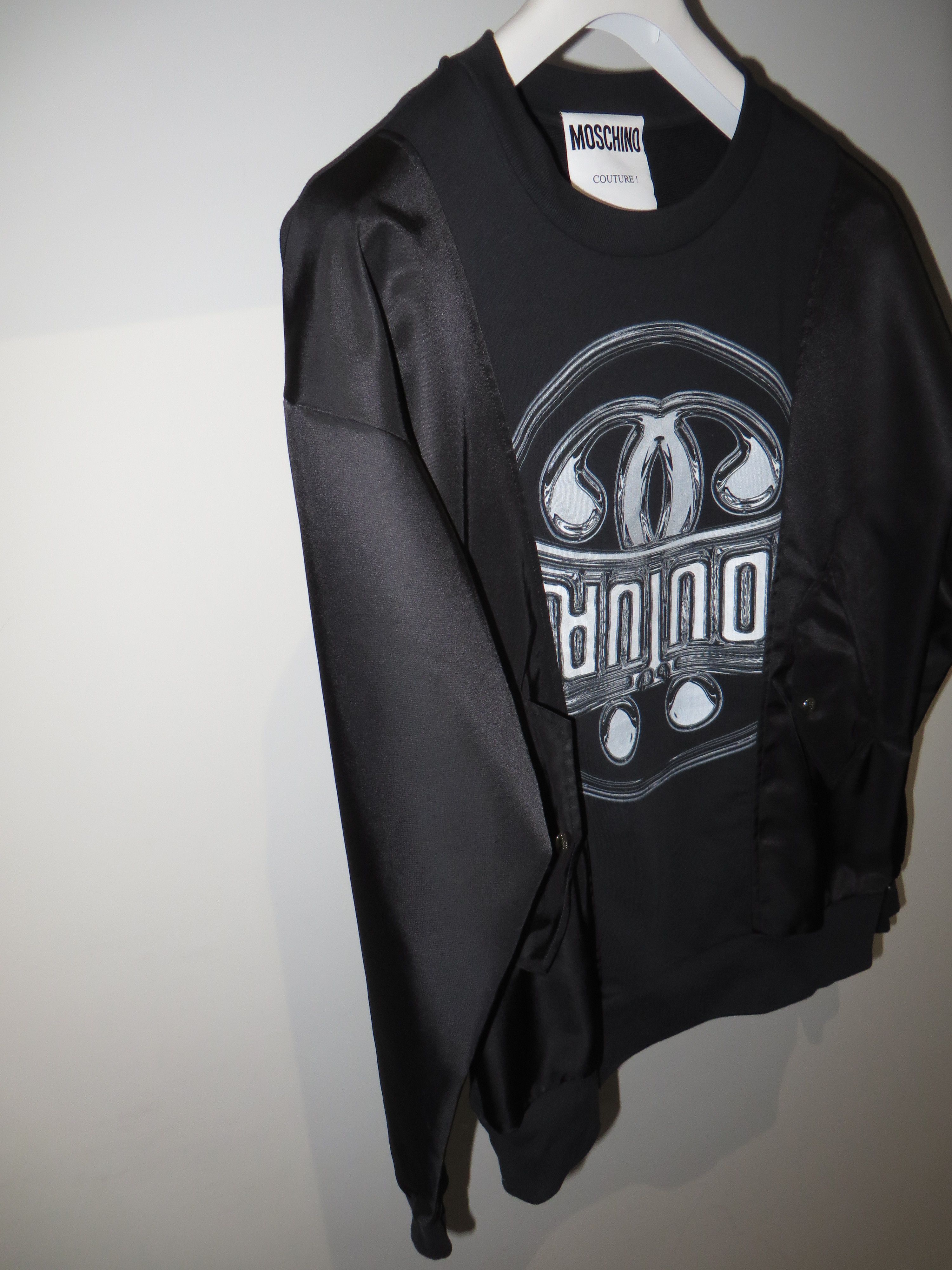 Oversized logo print sweatshirt