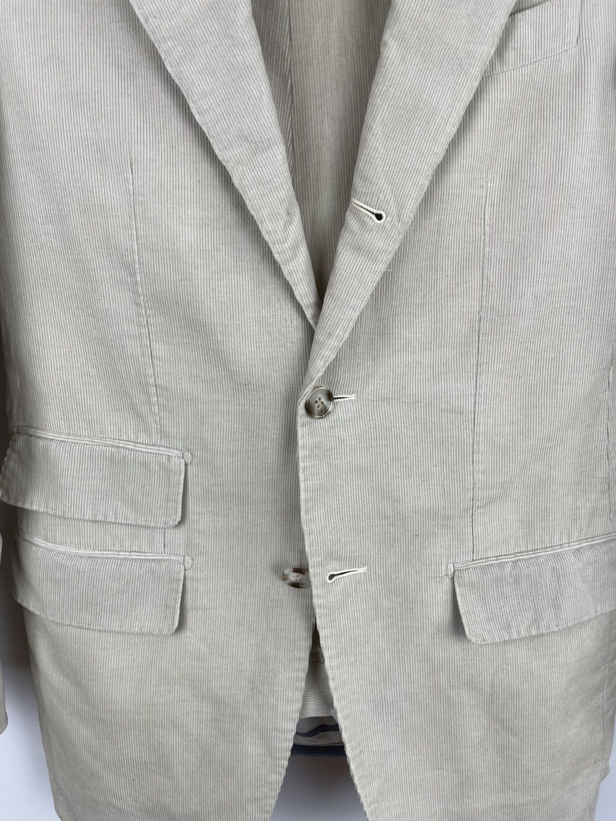 Suitsupply Suitsupply beige corduroy 2 piece suit size 44 EUR 35 US/UK Size 36R - 10 Thumbnail
