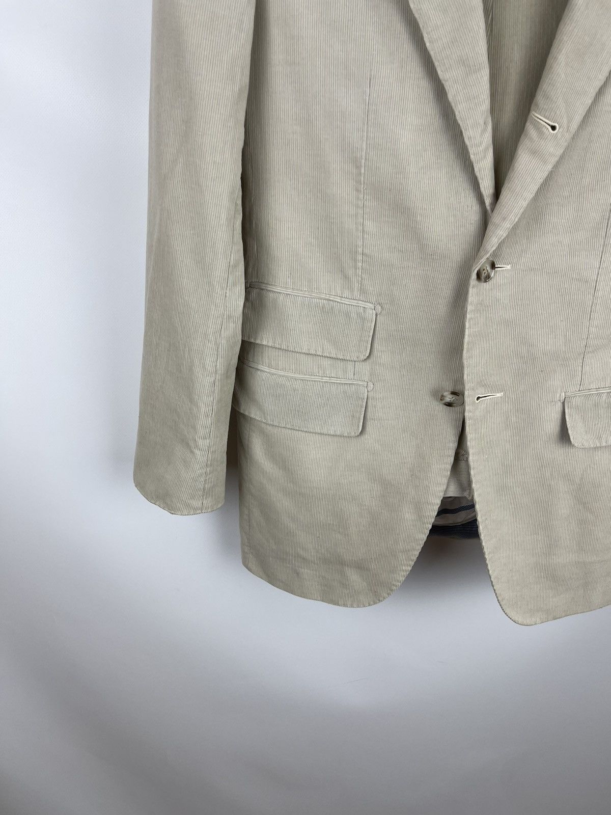 Suitsupply Suitsupply beige corduroy 2 piece suit size 44 EUR 35 US/UK Size 36R - 4 Thumbnail