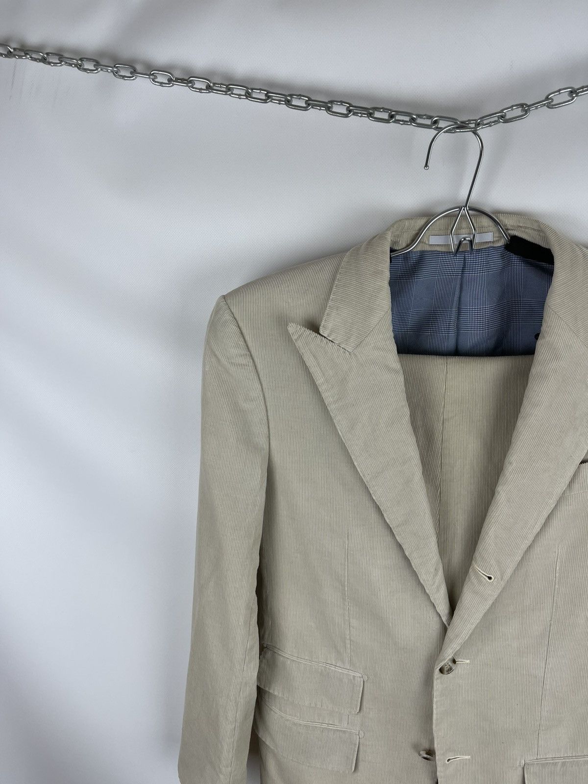 Suitsupply Suitsupply beige corduroy 2 piece suit size 44 EUR 35 US/UK Size 36R - 3 Thumbnail