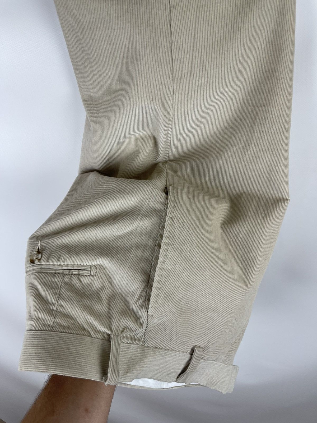 Suitsupply Suitsupply beige corduroy 2 piece suit size 44 EUR 35 US/UK Size 36R - 19 Thumbnail