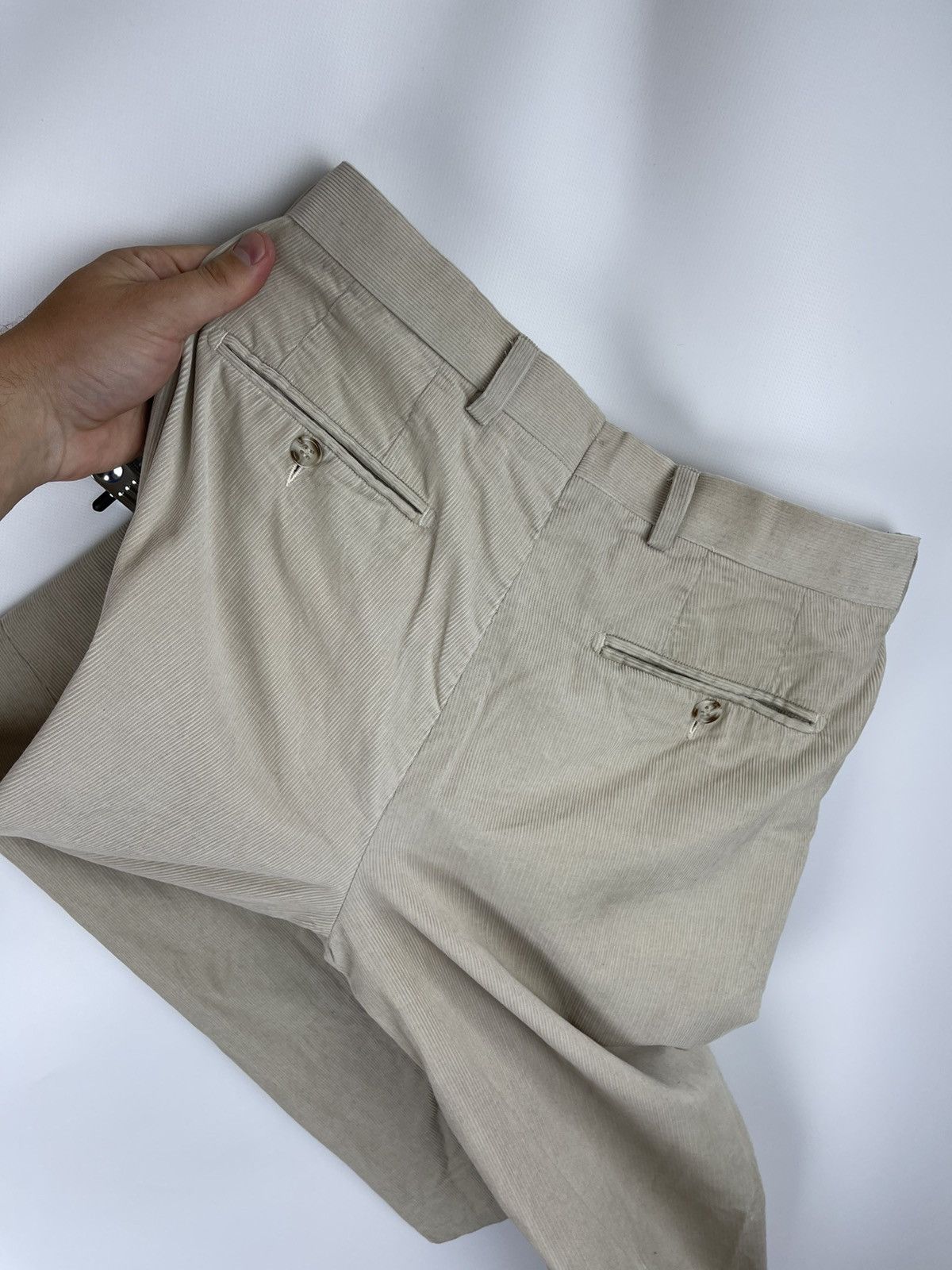 Suitsupply Suitsupply beige corduroy 2 piece suit size 44 EUR 35 US/UK Size 36R - 23 Thumbnail