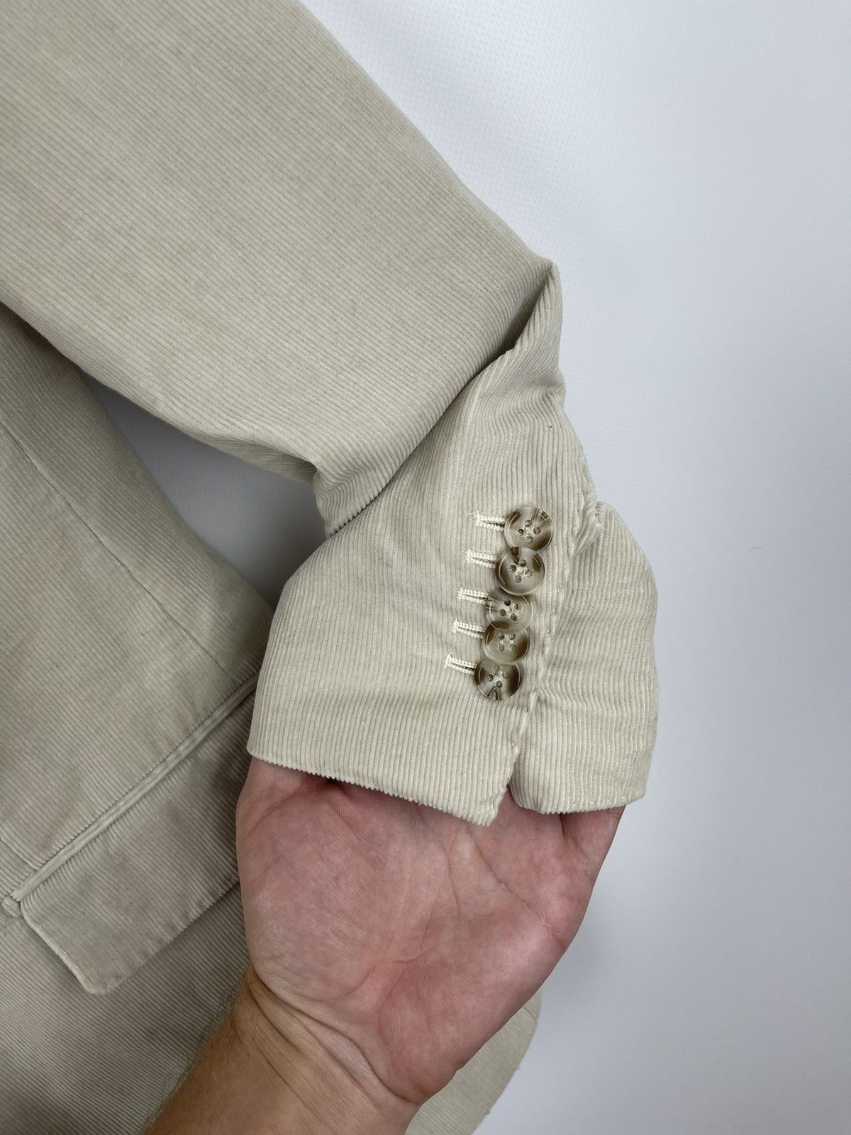 Suitsupply Suitsupply beige corduroy 2 piece suit size 44 EUR 35 US/UK Size 36R - 13 Thumbnail