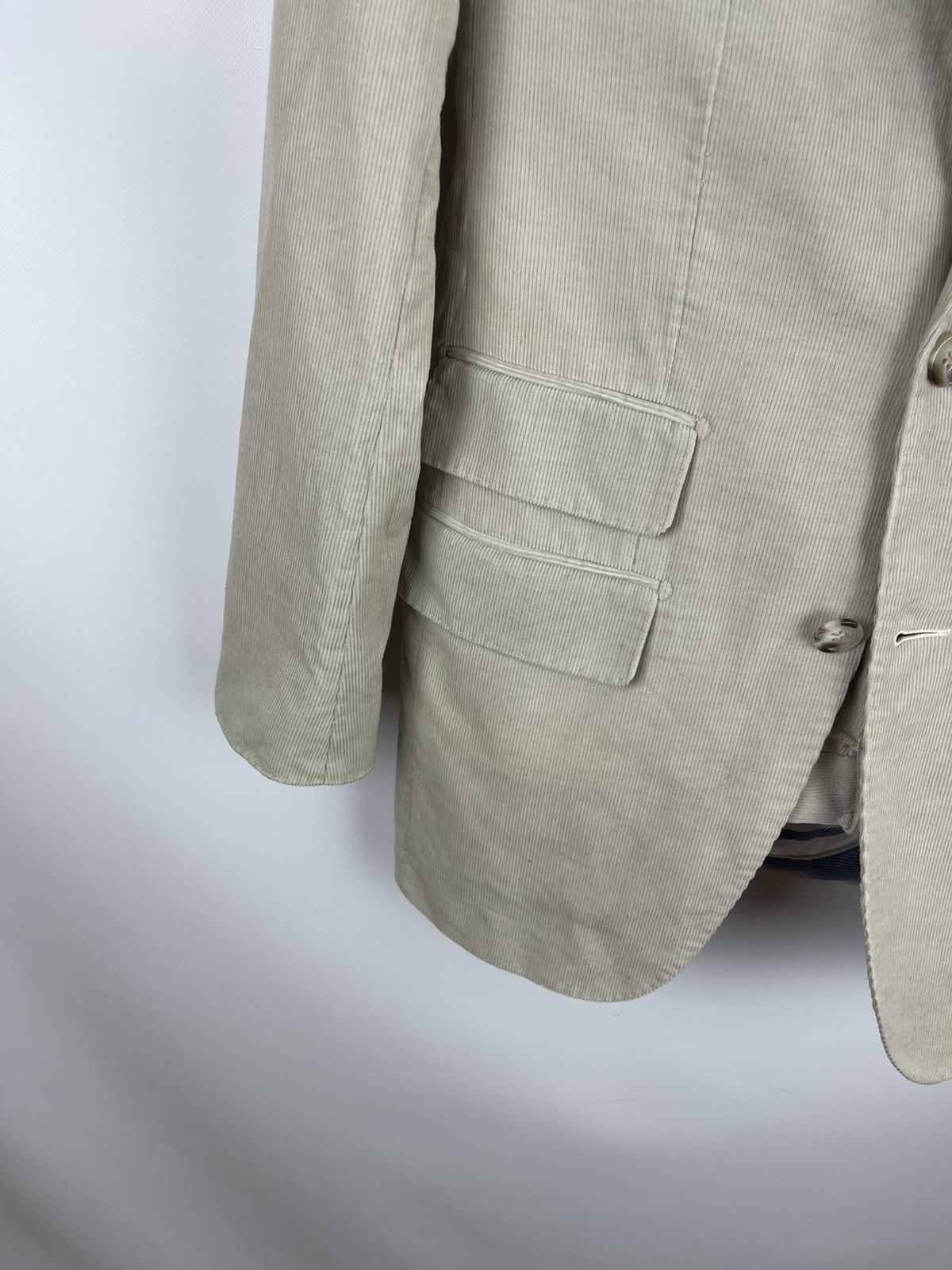 Suitsupply Suitsupply beige corduroy 2 piece suit size 44 EUR 35 US/UK Size 36R - 12 Thumbnail