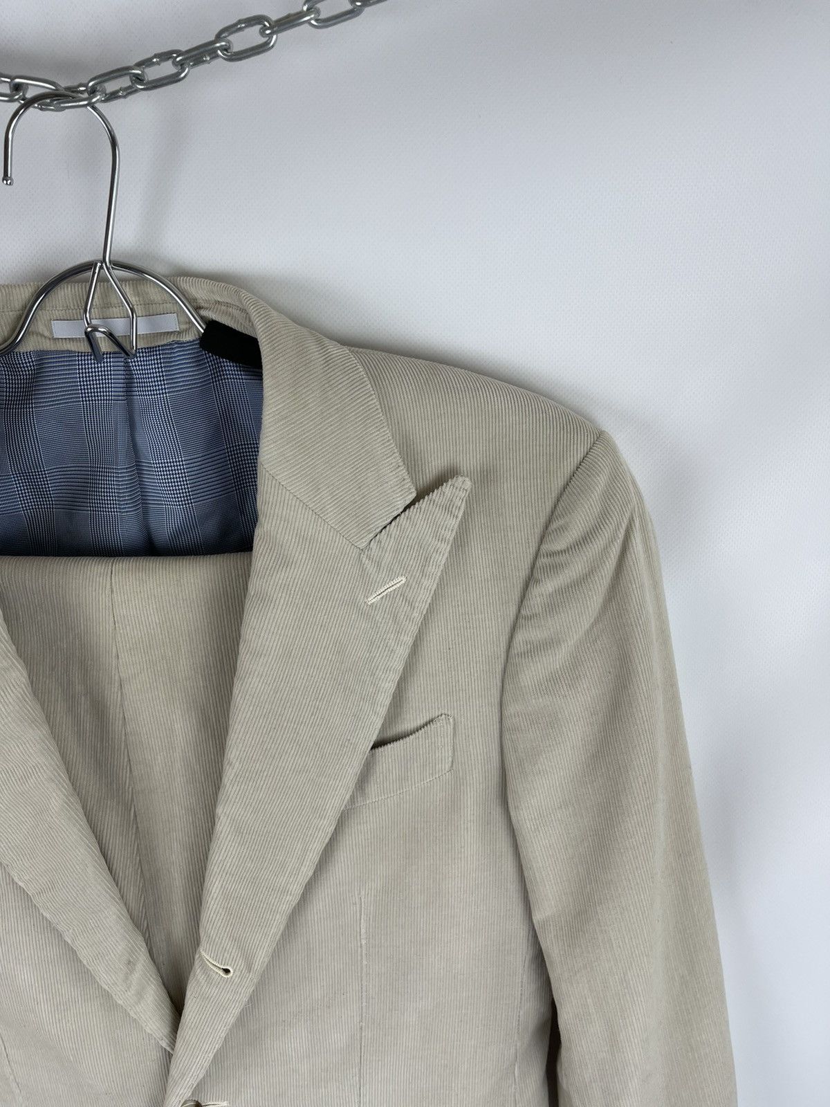 Suitsupply Suitsupply beige corduroy 2 piece suit size 44 EUR 35 US/UK Size 36R - 9 Thumbnail