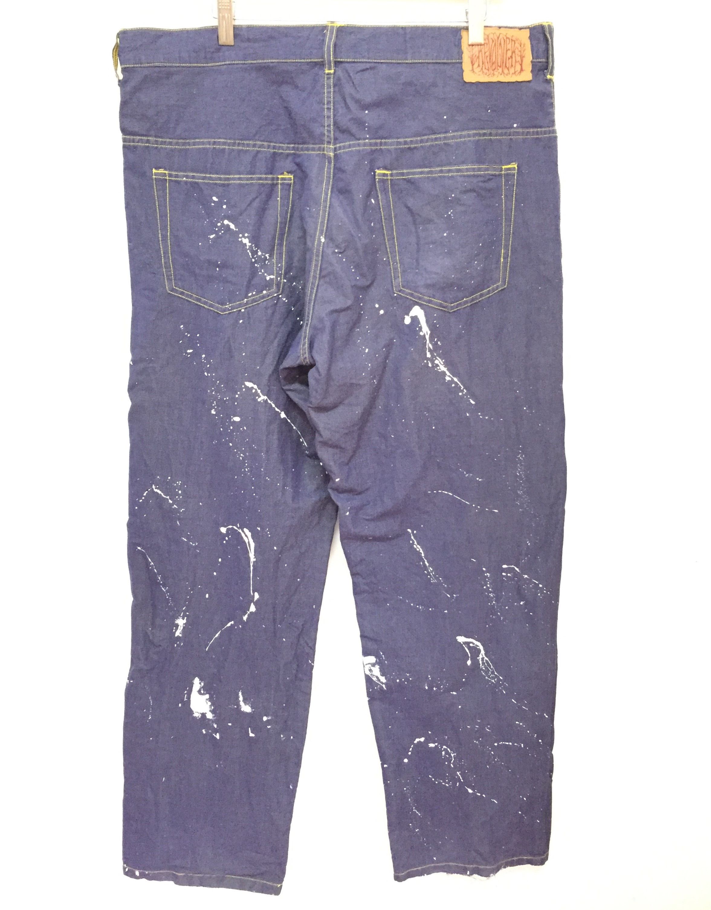 Swagger SS2002 REVOLVER splash paint Kevlar mix Japan pants Size US 35 - 8 Thumbnail