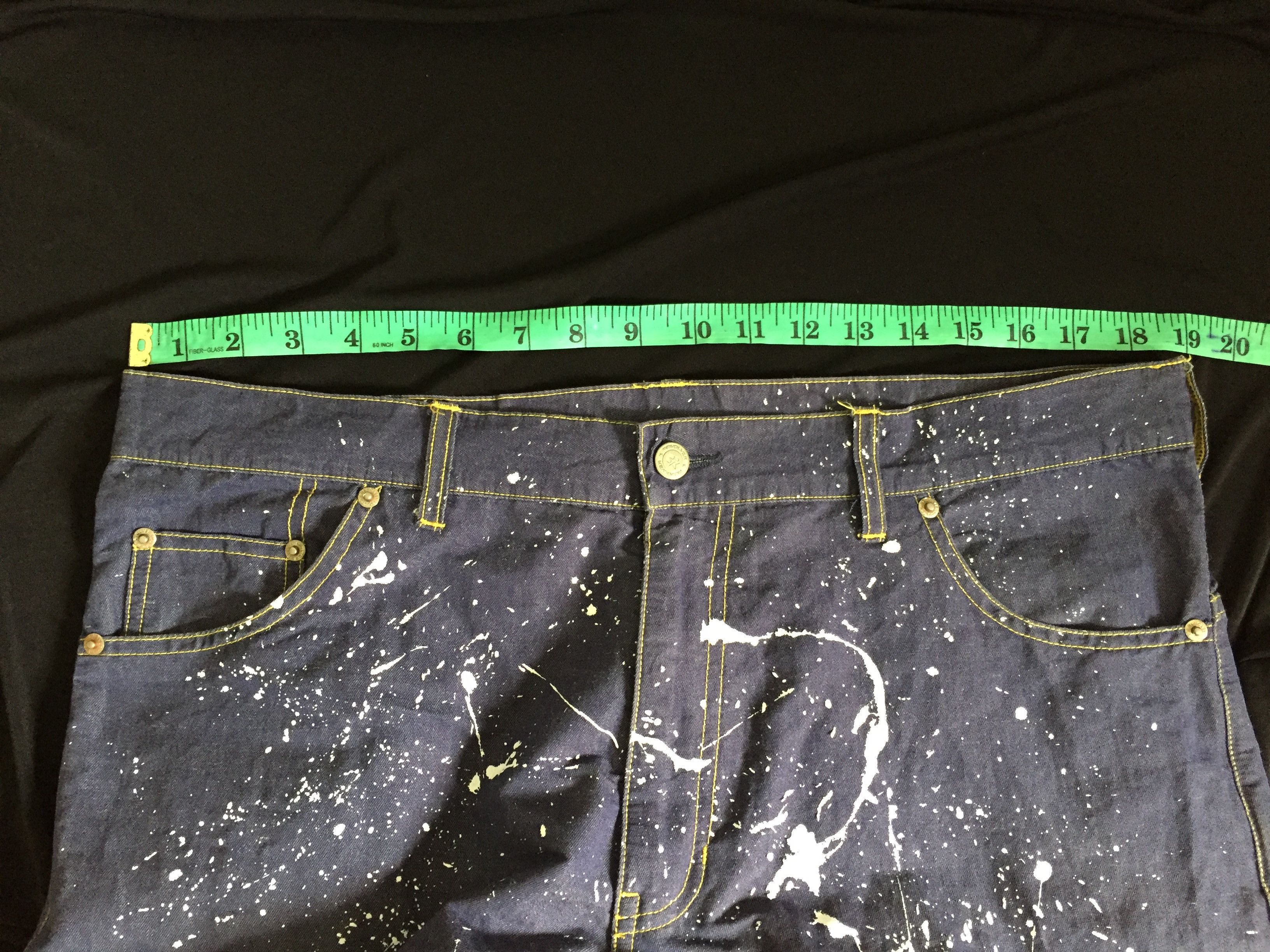 Swagger SS2002 REVOLVER splash paint Kevlar mix Japan pants Size US 35 - 14 Thumbnail