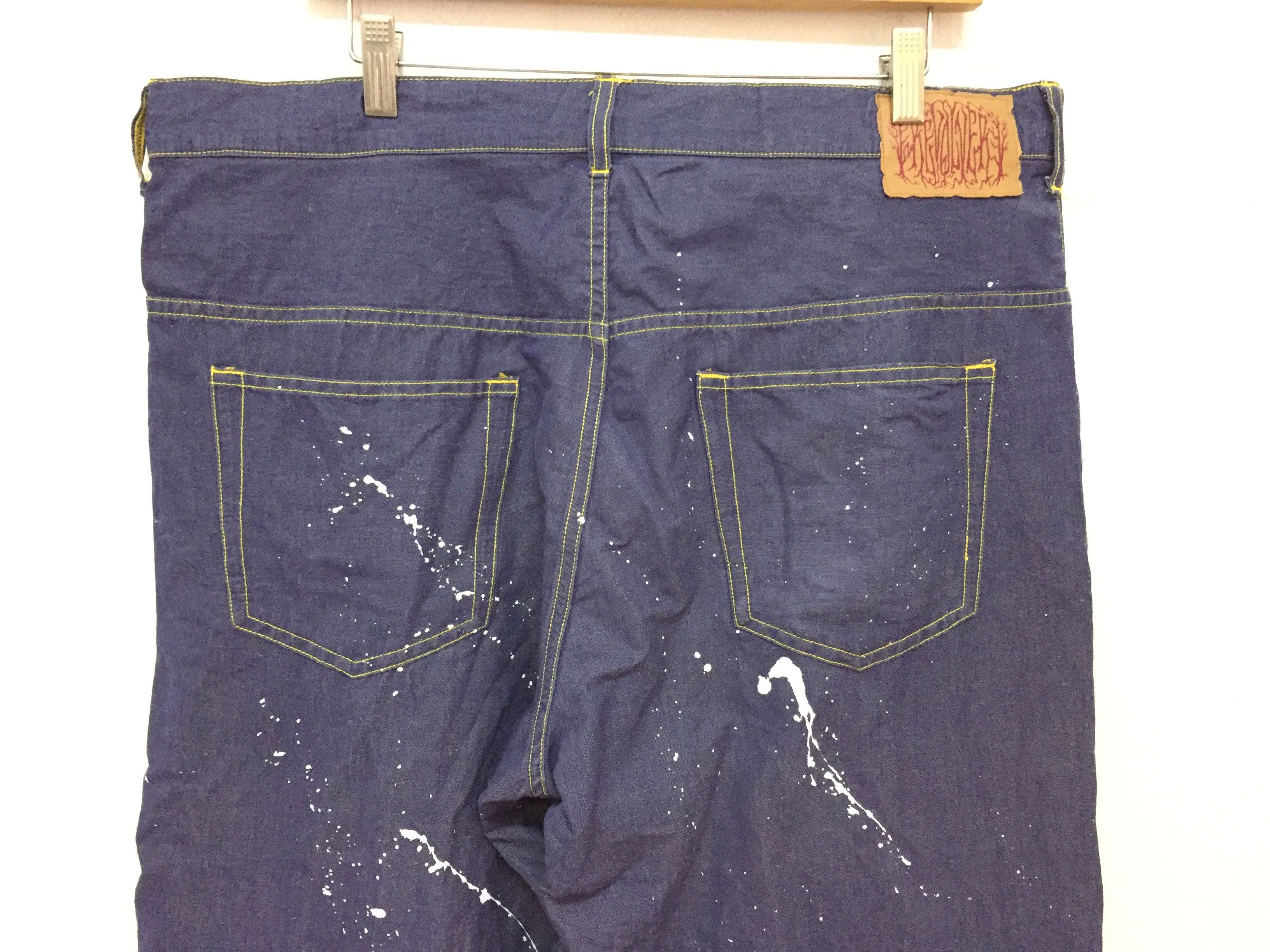 Swagger SS2002 REVOLVER splash paint Kevlar mix Japan pants Size US 35 - 9 Thumbnail