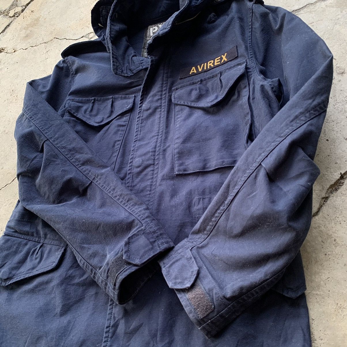 Avirex Avirex zipper navy blue light jacket Size US M / EU 48-50 / 2 - 15 Thumbnail