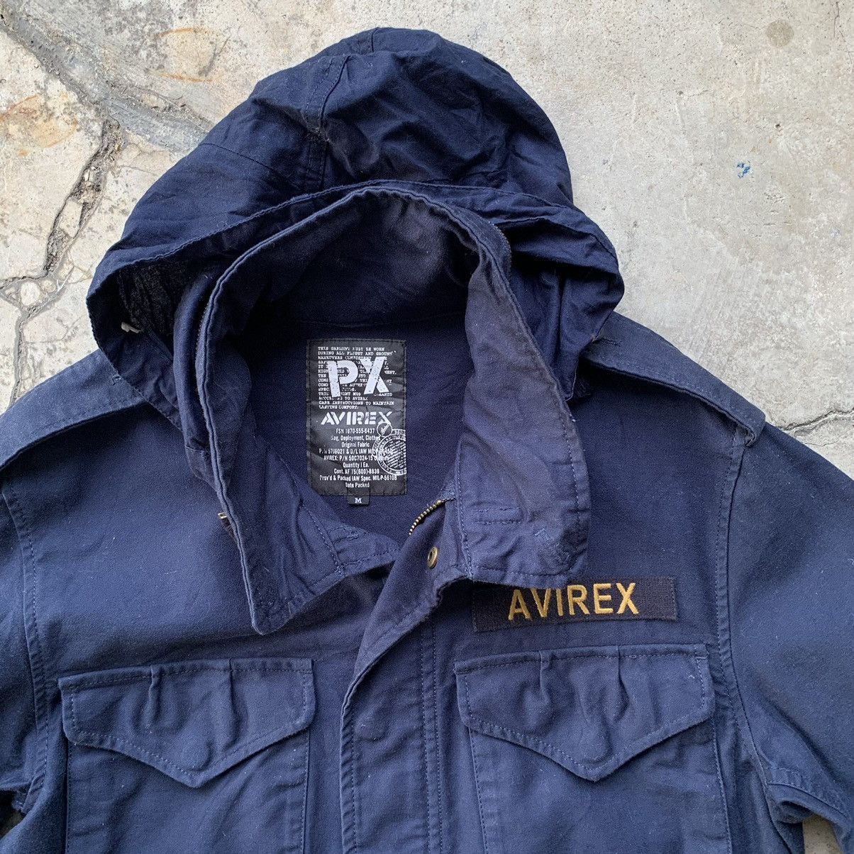 Avirex Avirex zipper navy blue light jacket Size US M / EU 48-50 / 2 - 12 Thumbnail