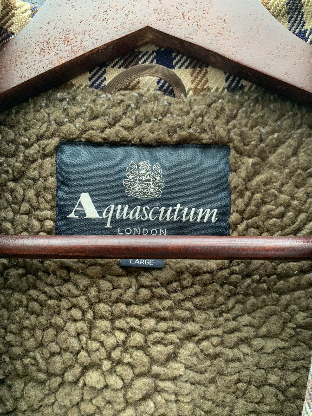 Aquascutum 👹AQUASCHTUM OVERSIZED FLEECE LINED SLEEVELESS JACKET Size US XL / EU 56 / 4 - 6 Thumbnail
