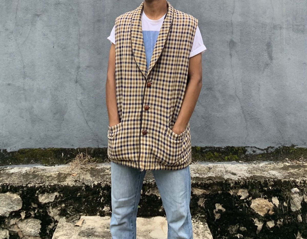 Aquascutum 👹AQUASCHTUM OVERSIZED FLEECE LINED SLEEVELESS JACKET Size US XL / EU 56 / 4 - 7 Thumbnail