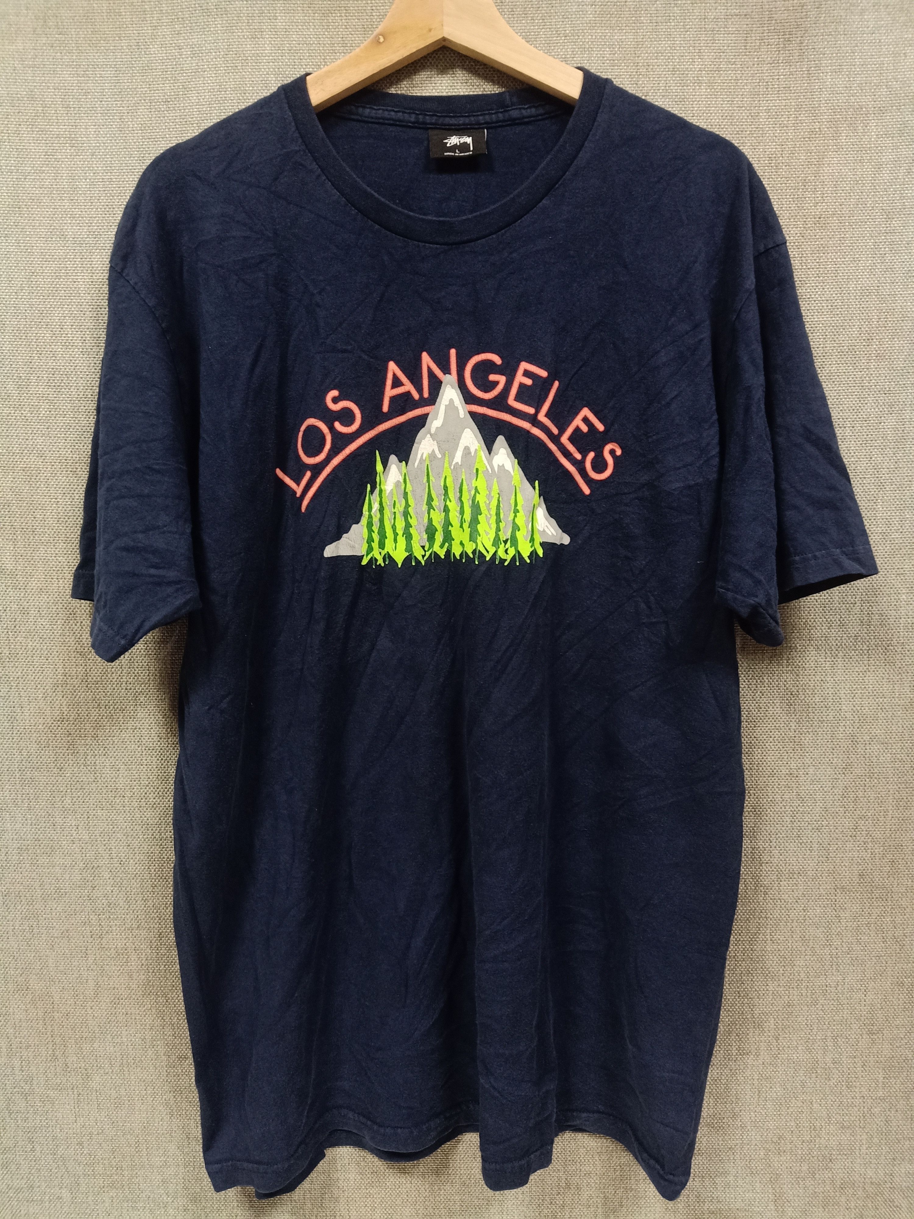 Stussy × Vintage T shirt stussy los angeles Size US L / EU 52-54 / 3 - 1 Thumbnail