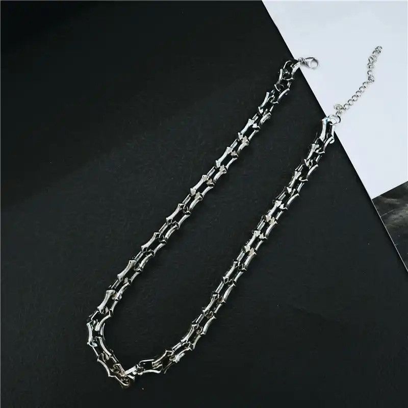 Jewelry Hip-hop Hardware Chain Thick Necklace Size ONE SIZE - 2 Thumbnail