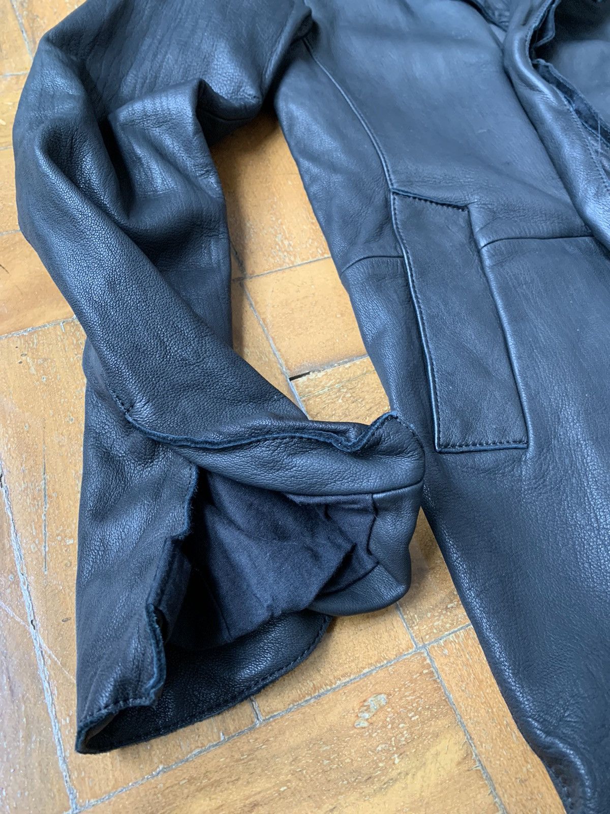 Other Japan made Deerskin black soft leather mid length coat Size US S / EU 44-46 / 1 - 5 Thumbnail