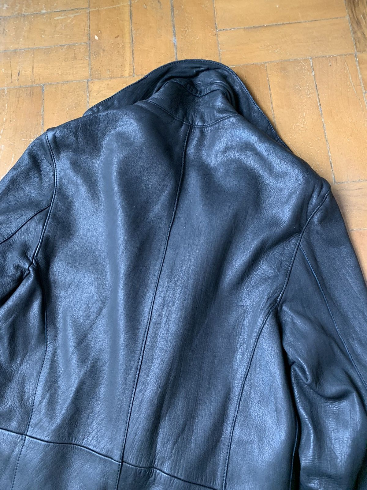 Other Japan made Deerskin black soft leather mid length coat Size US S / EU 44-46 / 1 - 14 Thumbnail