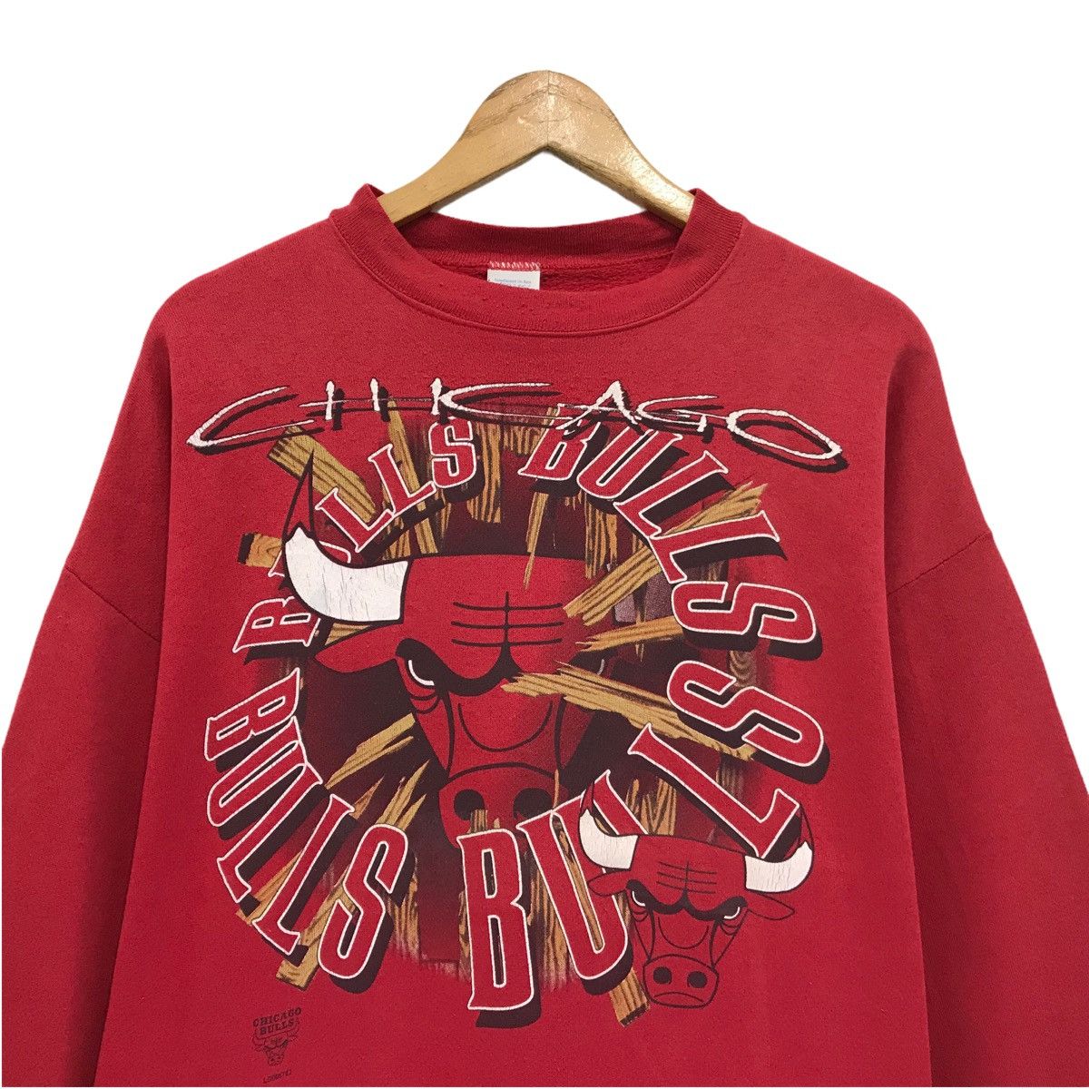 NBA Vintage Chicago Bulls Sweatshirt Big Logo Size US L / EU 52-54 / 3 - 5 Thumbnail