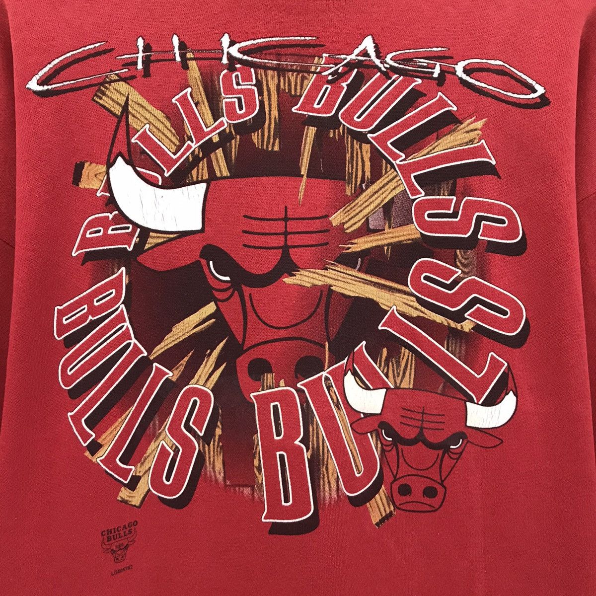 NBA Vintage Chicago Bulls Sweatshirt Big Logo Size US L / EU 52-54 / 3 - 2 Thumbnail