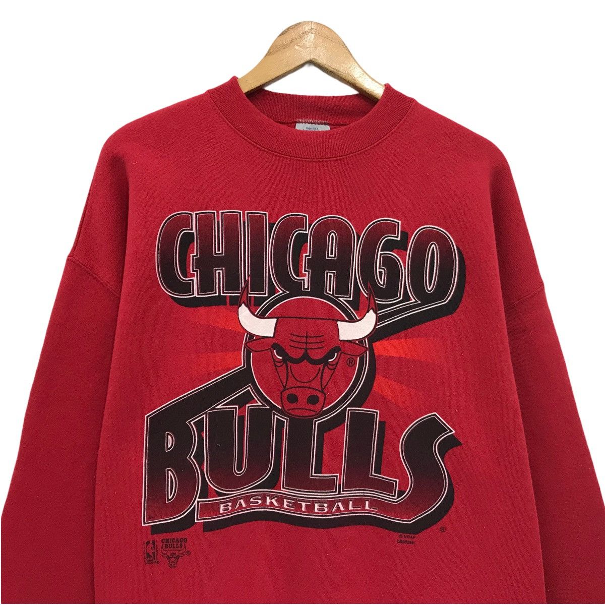 Logo 7 × NBA Vintage Chicago Bulls Basketball Sweatshirt CrewNeck Size US L / EU 52-54 / 3 - 3 Thumbnail
