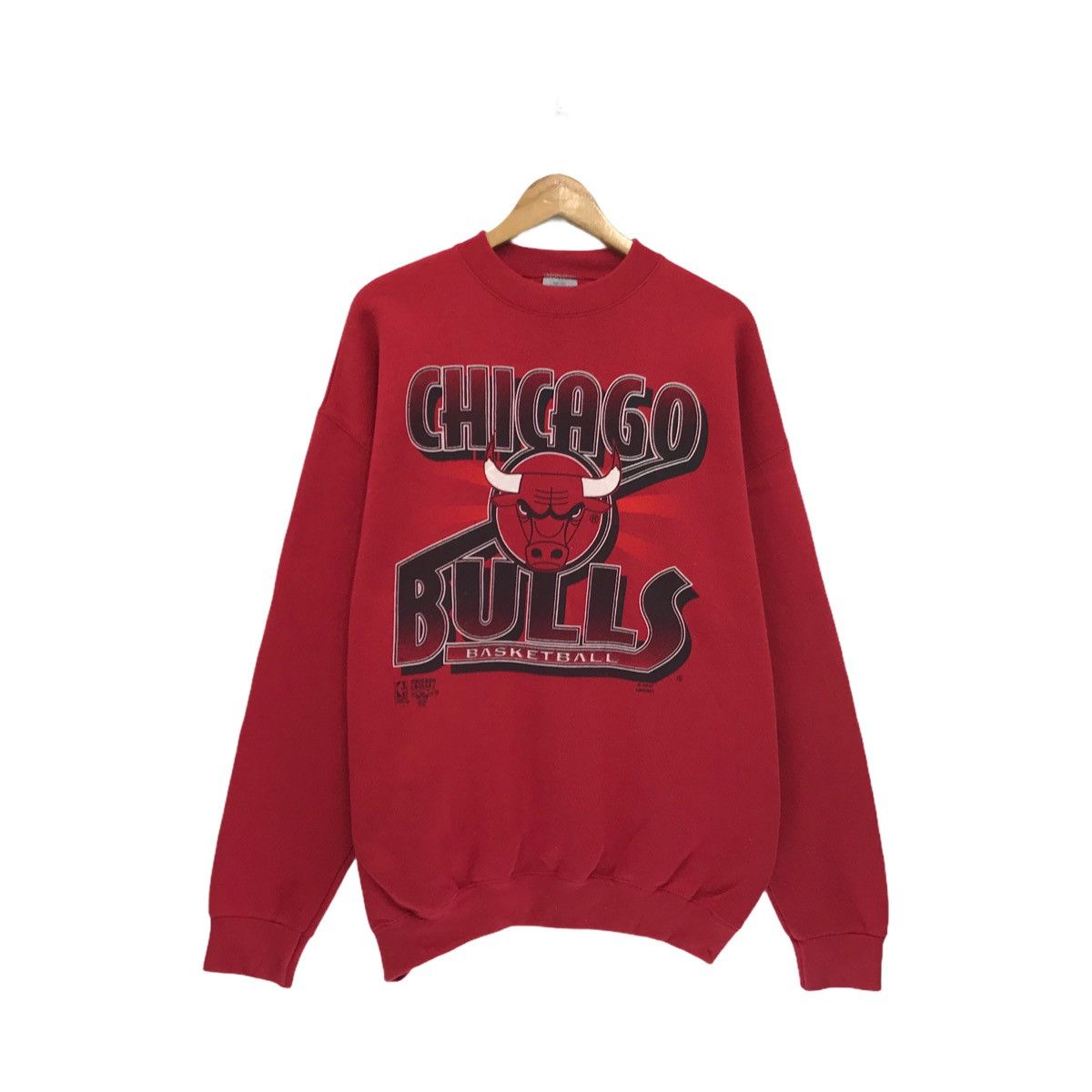 Logo 7 × NBA Vintage Chicago Bulls Basketball Sweatshirt CrewNeck Size US L / EU 52-54 / 3 - 1 Thumbnail
