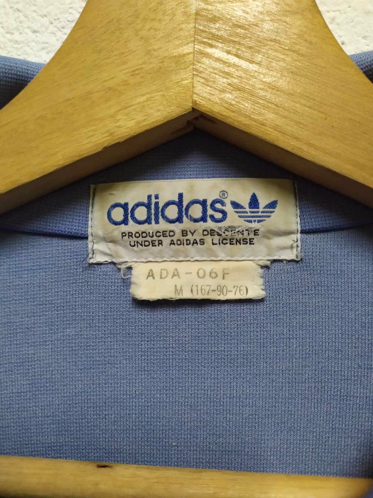 Adidas Vintage Blouson Polyester Blue 70s Descente ADA-06F Sweater Size US M / EU 48-50 / 2 - 8 Thumbnail