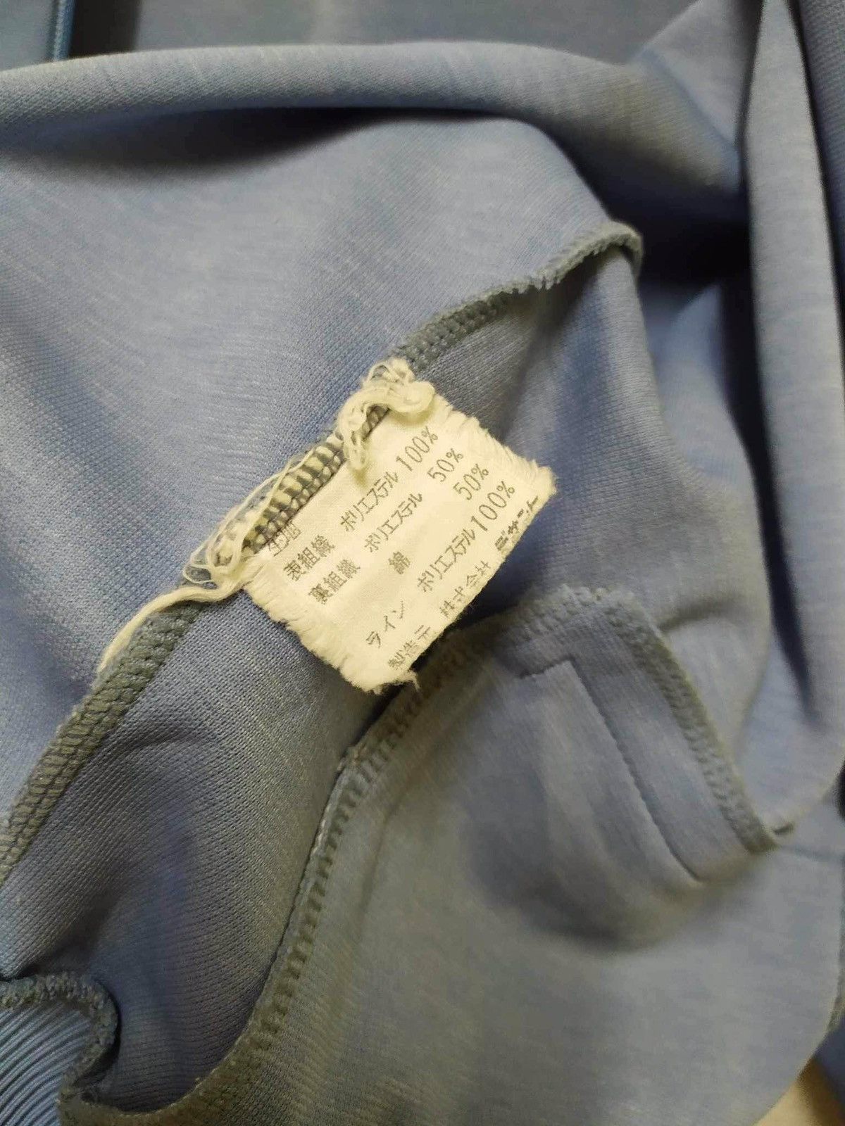 Adidas Vintage Blouson Polyester Blue 70s Descente ADA-06F Sweater Size US M / EU 48-50 / 2 - 10 Thumbnail