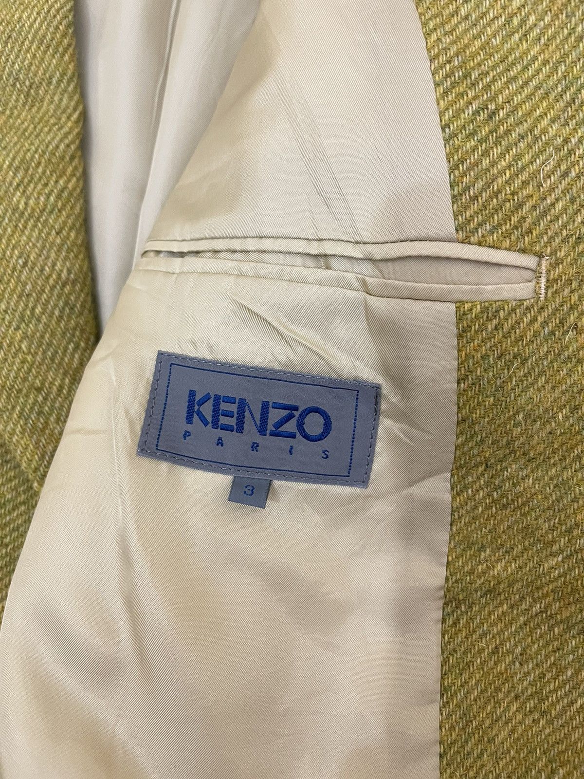 Kenzo × Vintage Vintage Kenzo Wool balzer Size 46R - 6 Thumbnail