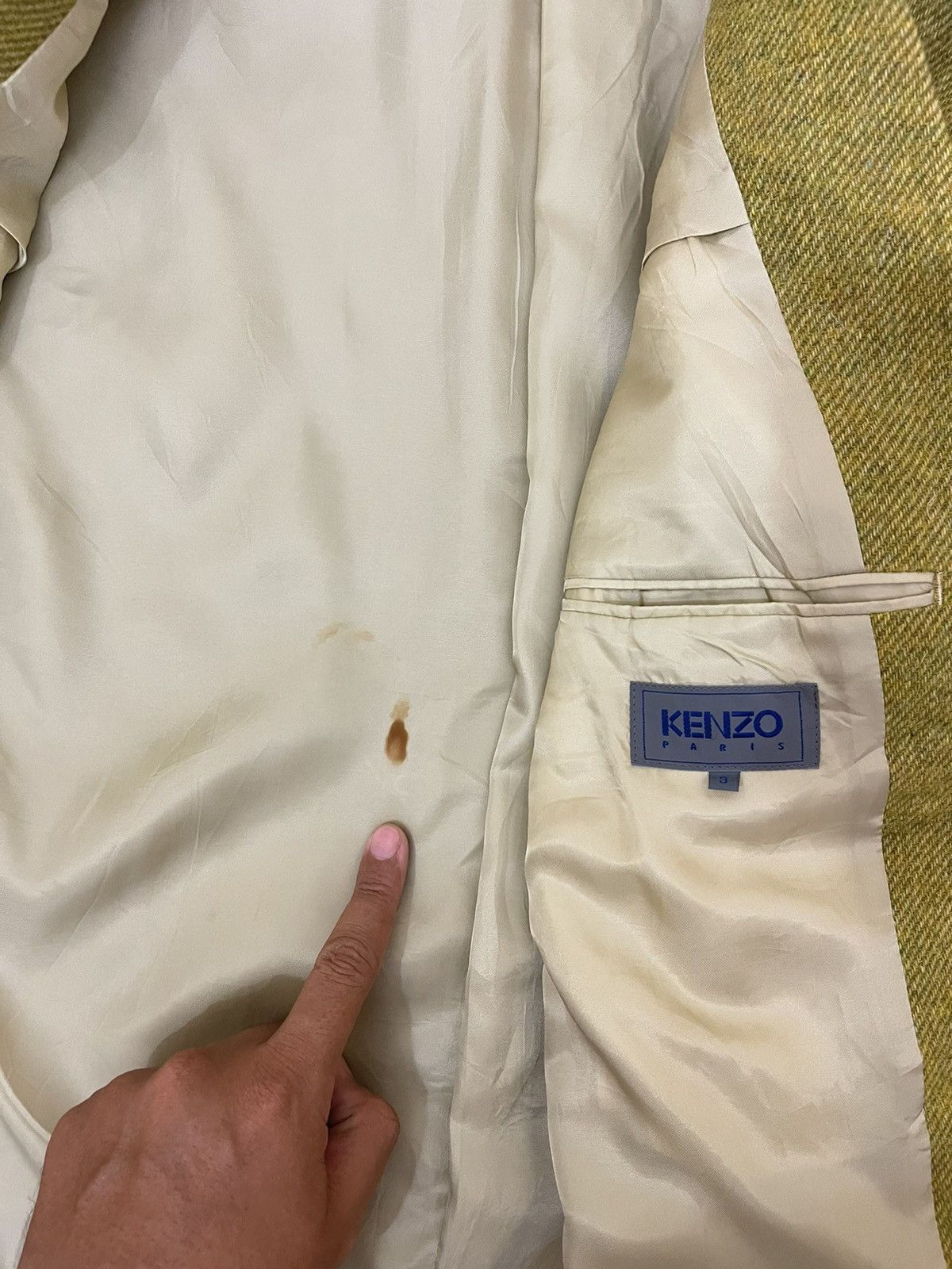 Kenzo × Vintage Vintage Kenzo Wool balzer Size 46R - 7 Thumbnail