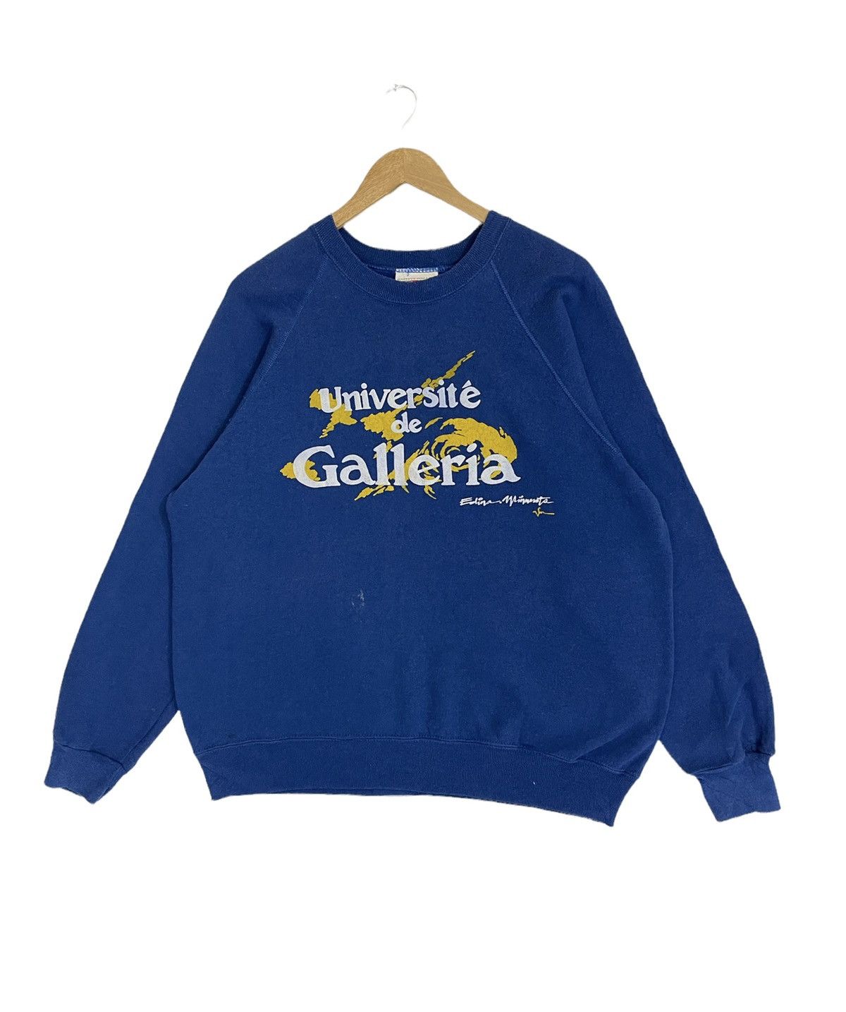 image of American College x Vintage American Collage Universite De Galleria in Blue, Men's (Size XL)