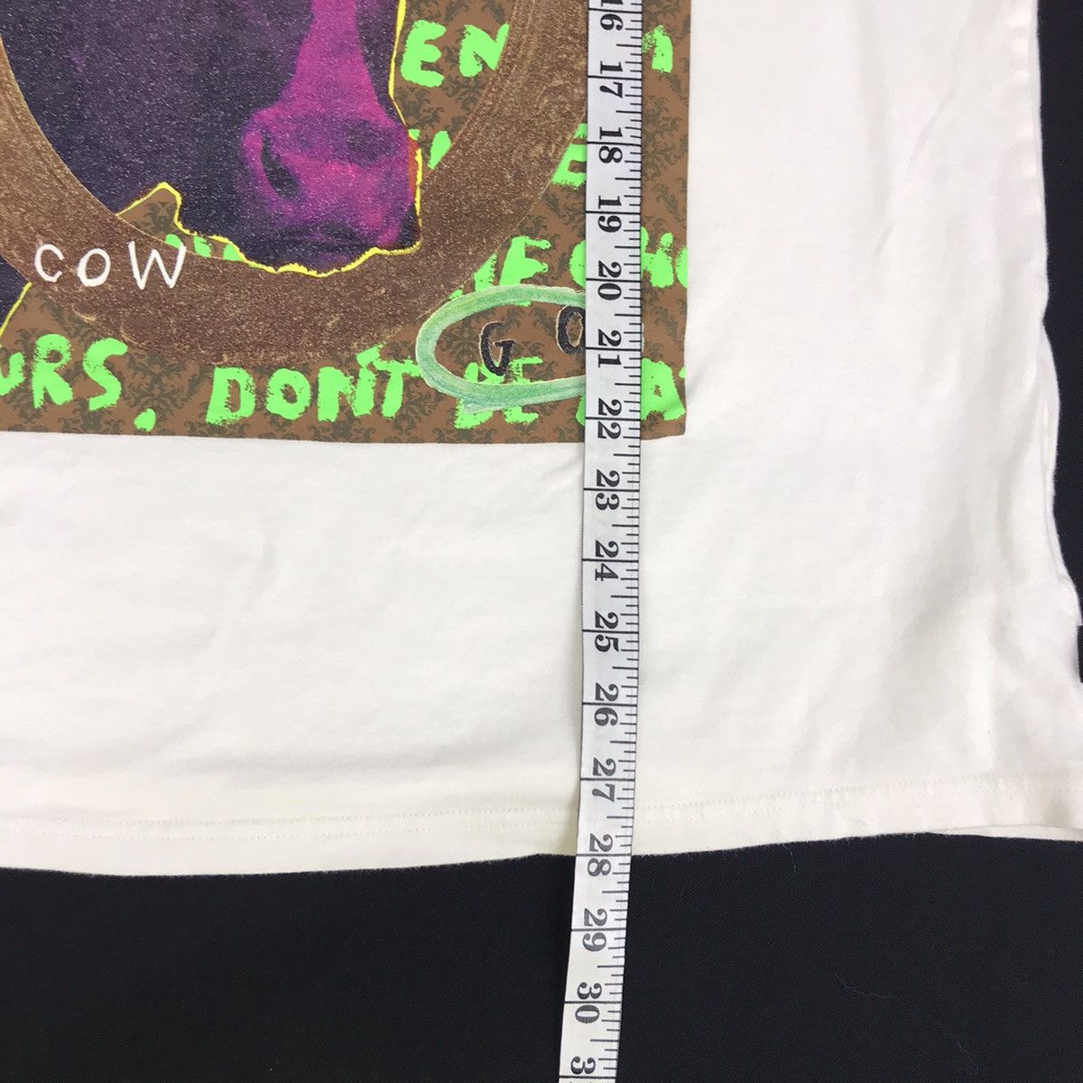 Japanese Brand Glamb Grunge For Luxury Come As You Are Big Cow Art Tee Size XL / US 12-14 / IT 48-50 - 7 Thumbnail